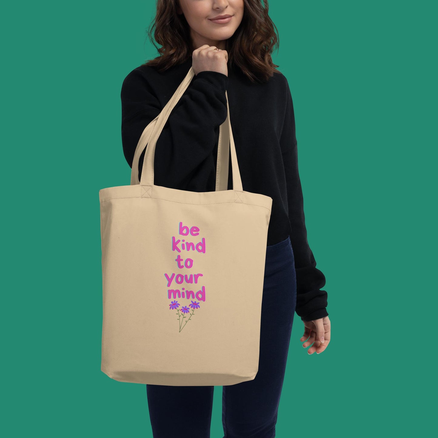 Bio-Stoffbeutel - be kind to your mind - selfcare