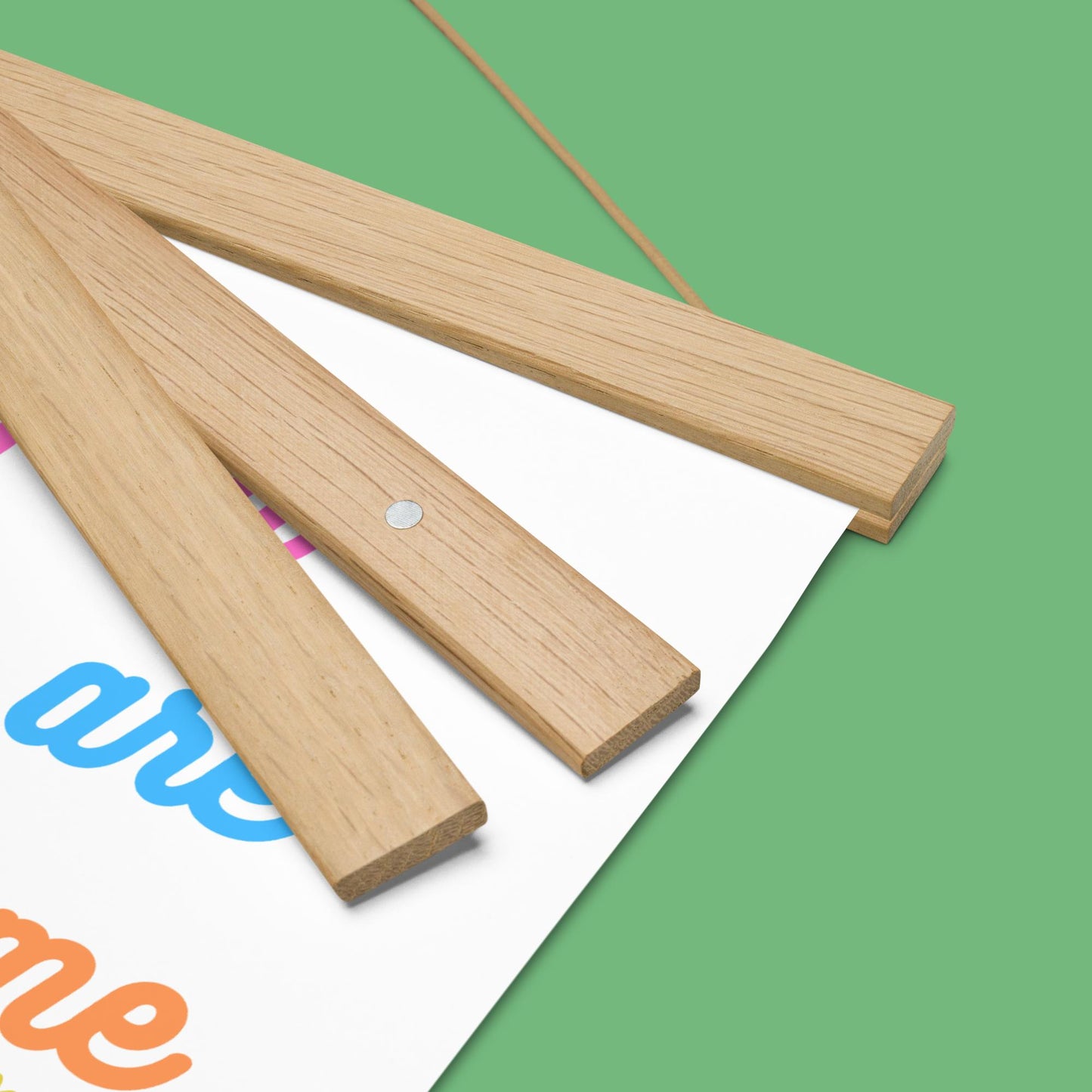 Poster - you are awesome - mit Holzaufhänger