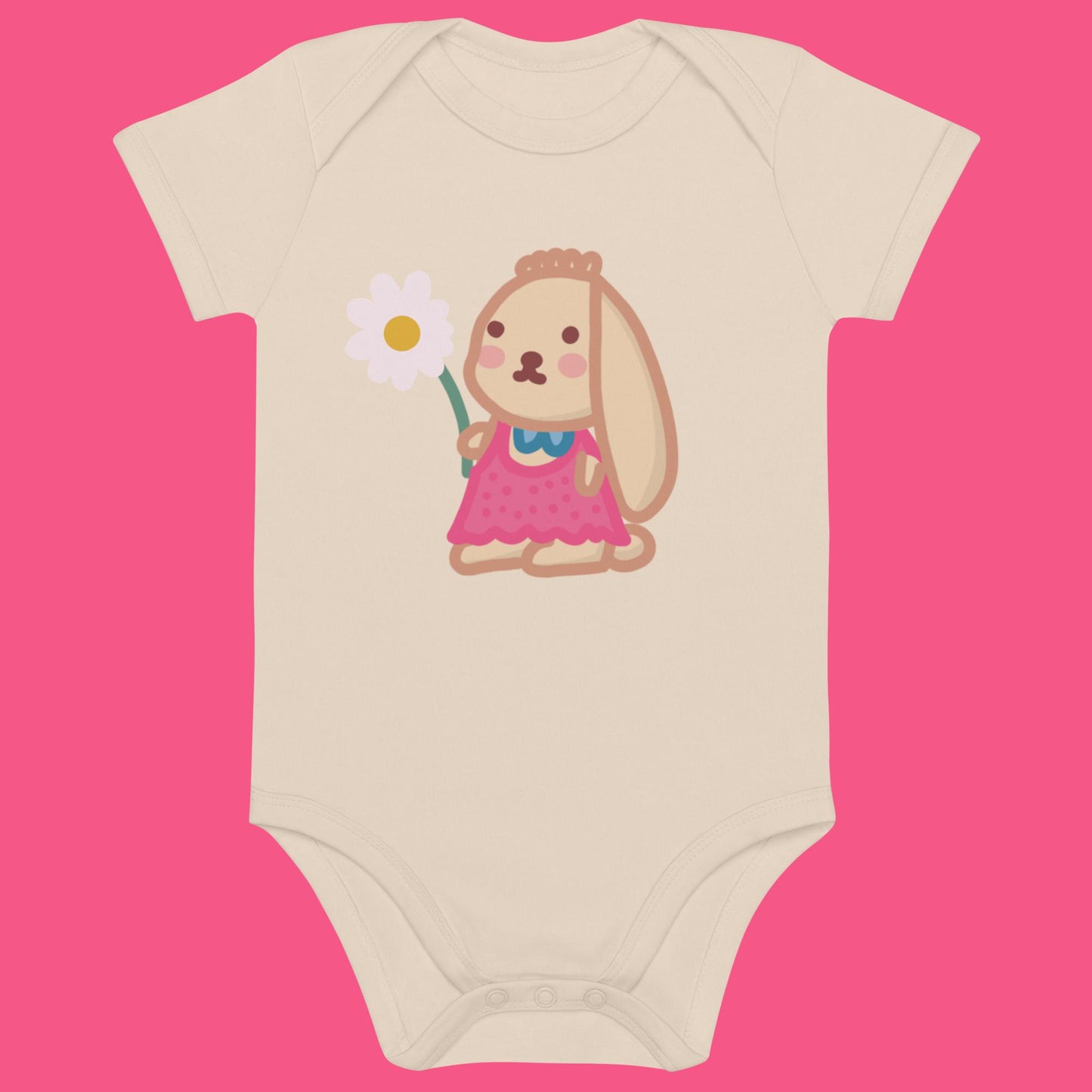 Bio Babystrampler - kleines Häschen
