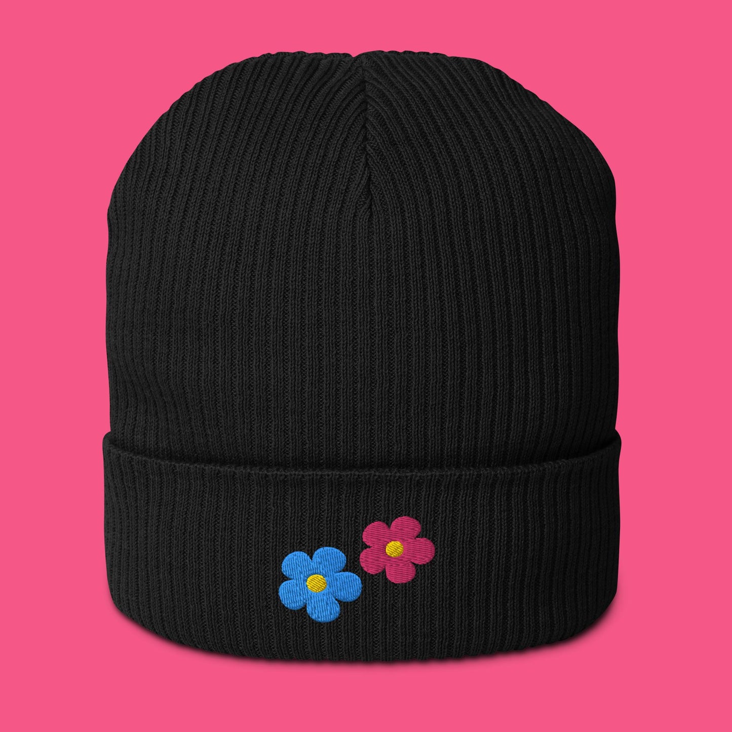 Bio Beanie - Blümchen