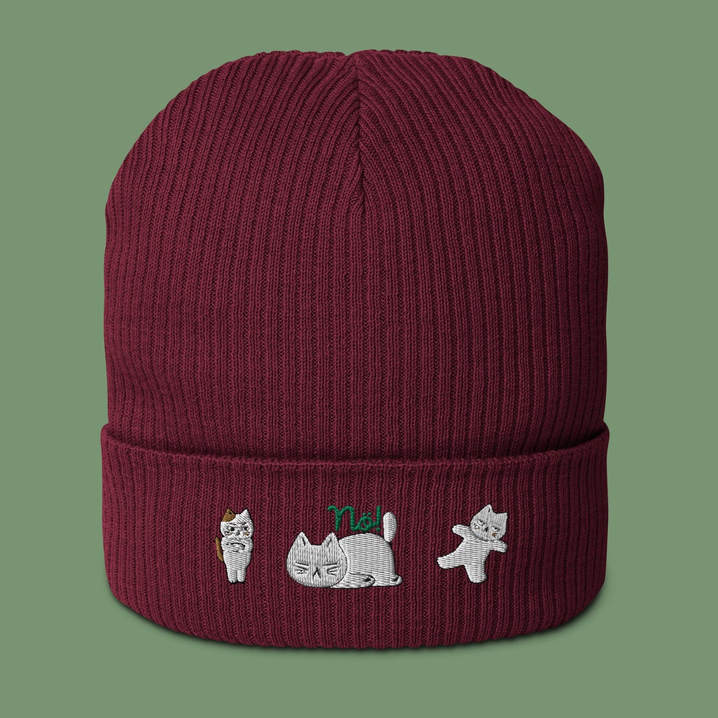 Bio Beanie - genervte Katzen