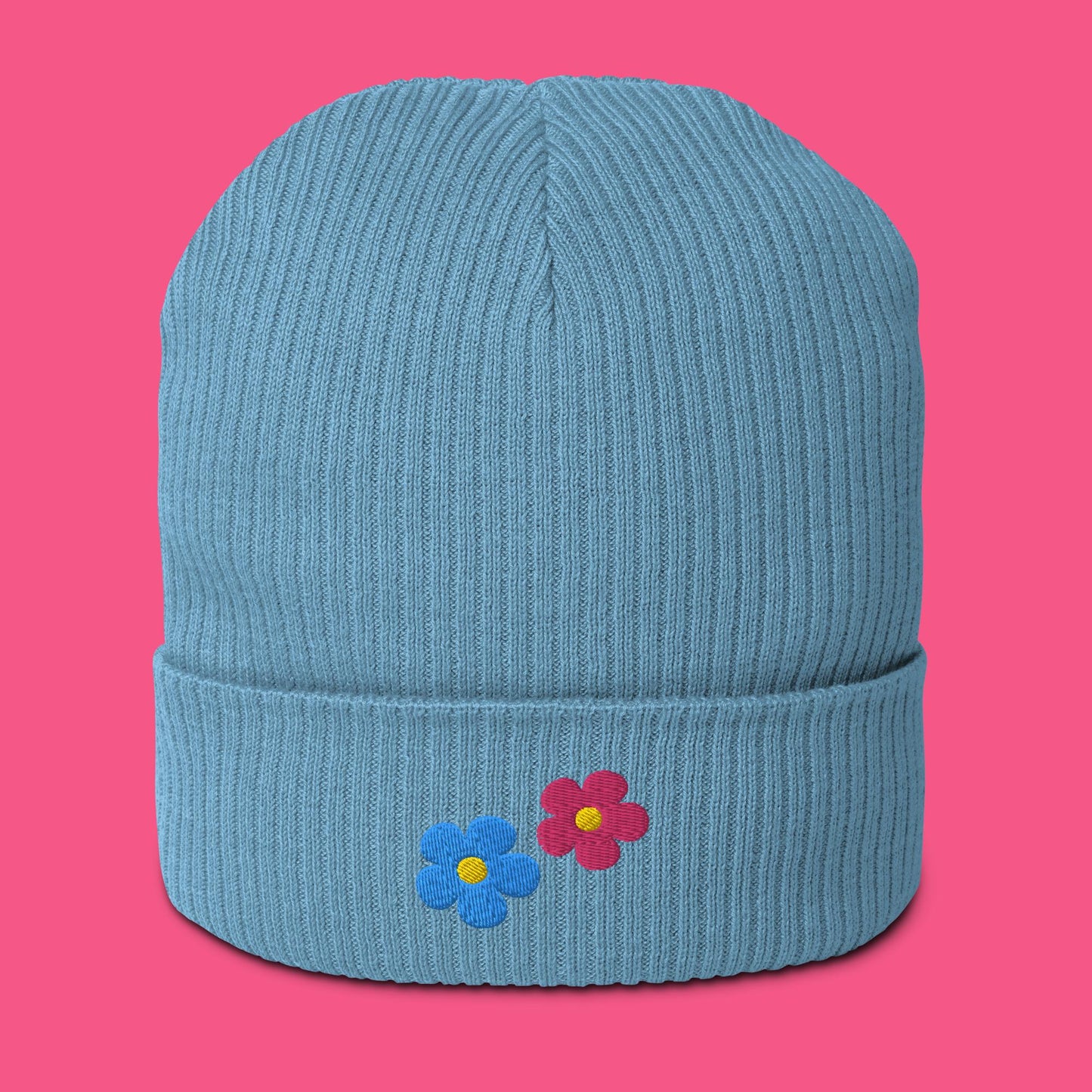 Bio Beanie - Blümchen