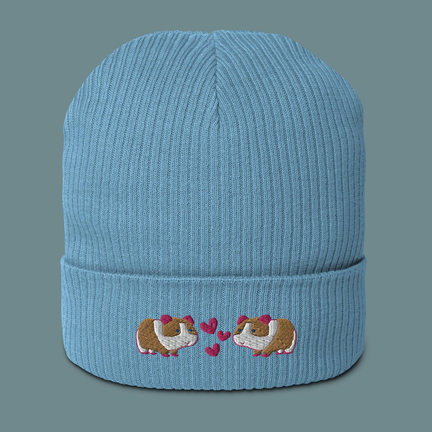 Bio Beanie - verliebte Meerschweinchen