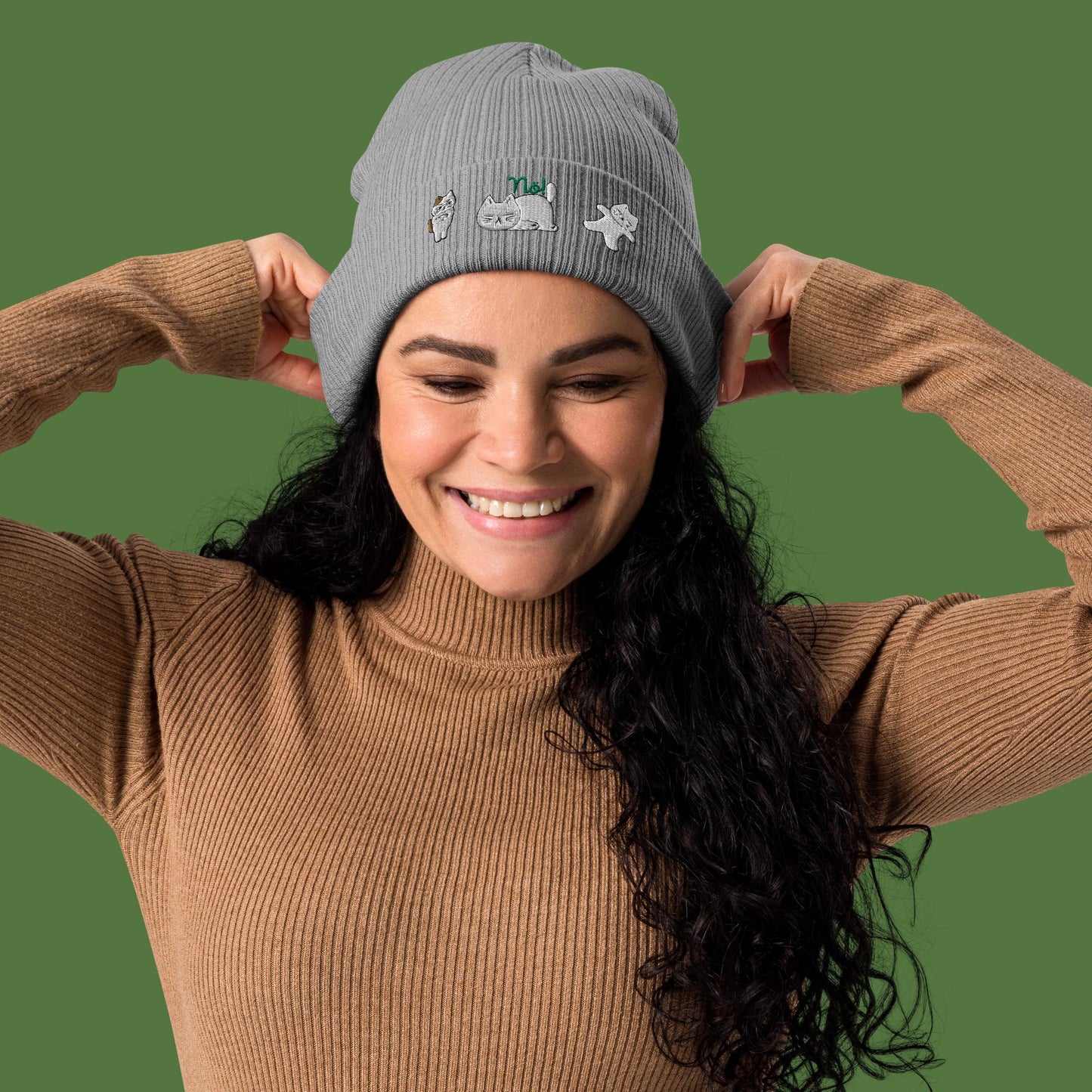 Bio Beanie - genervte Katzen