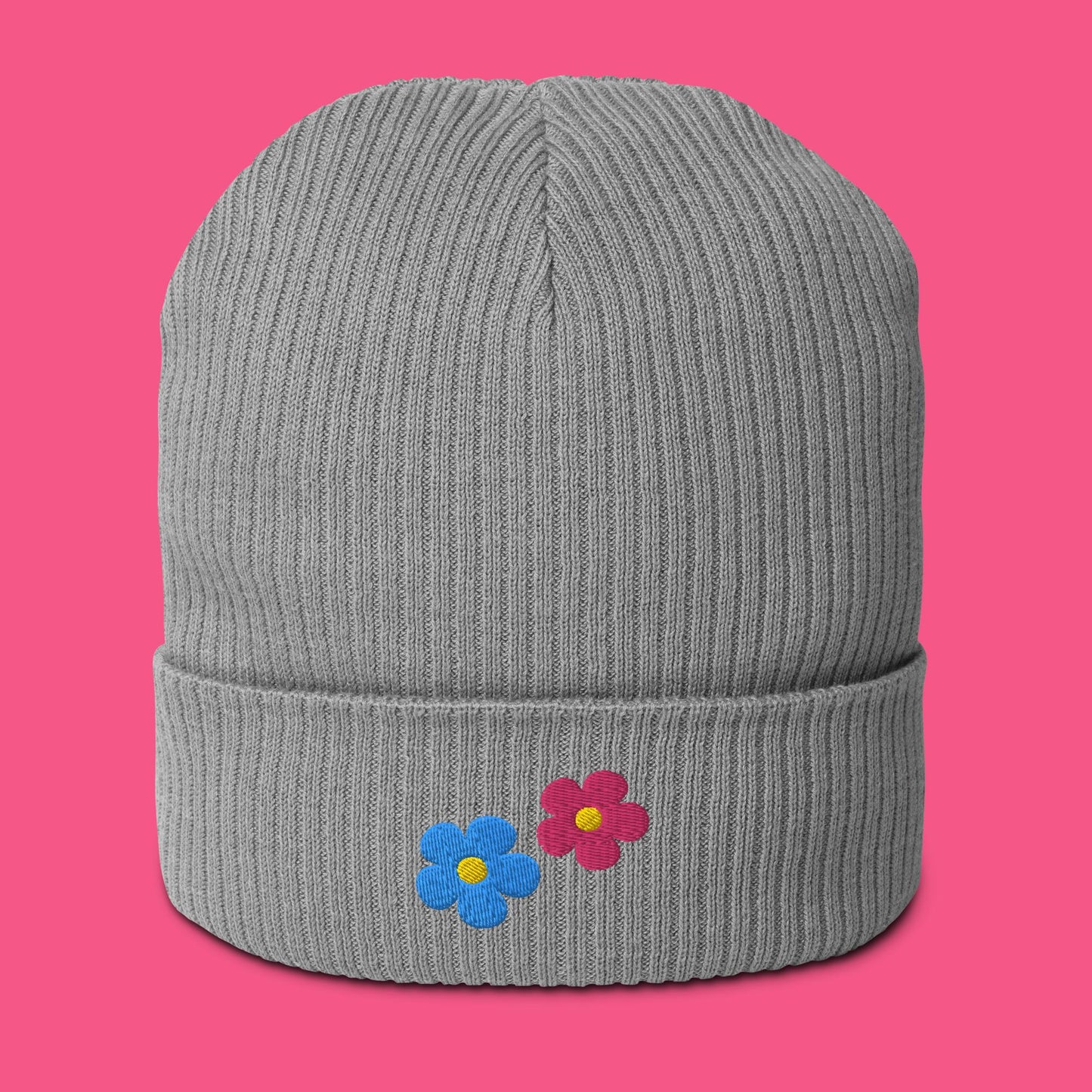 Bio Beanie - Blümchen