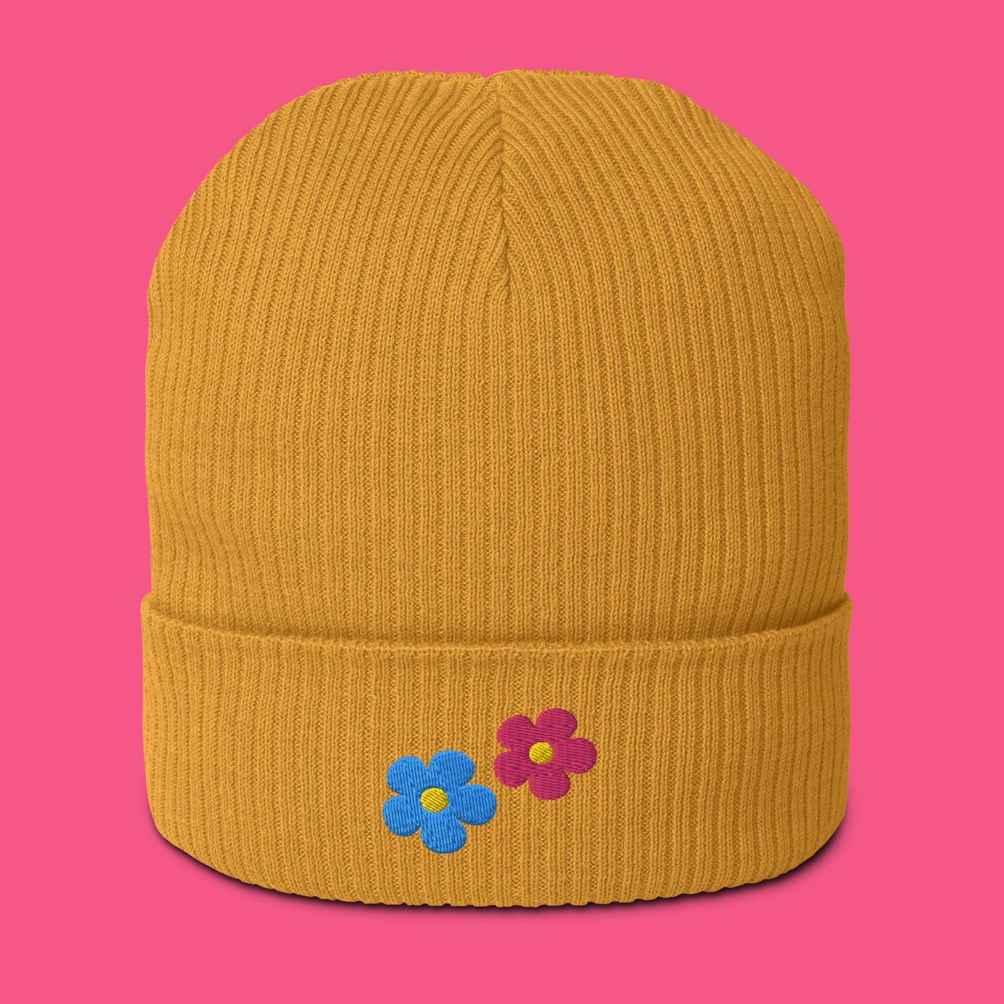 Bio Beanie - Blümchen