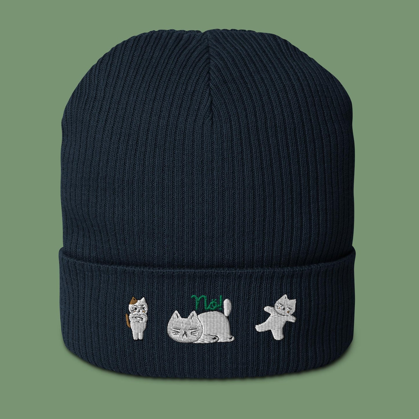 Bio Beanie - genervte Katzen
