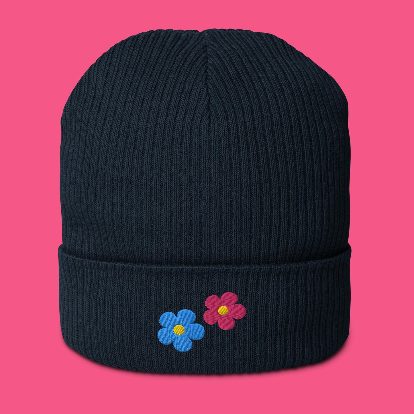 Bio Beanie - Blümchen