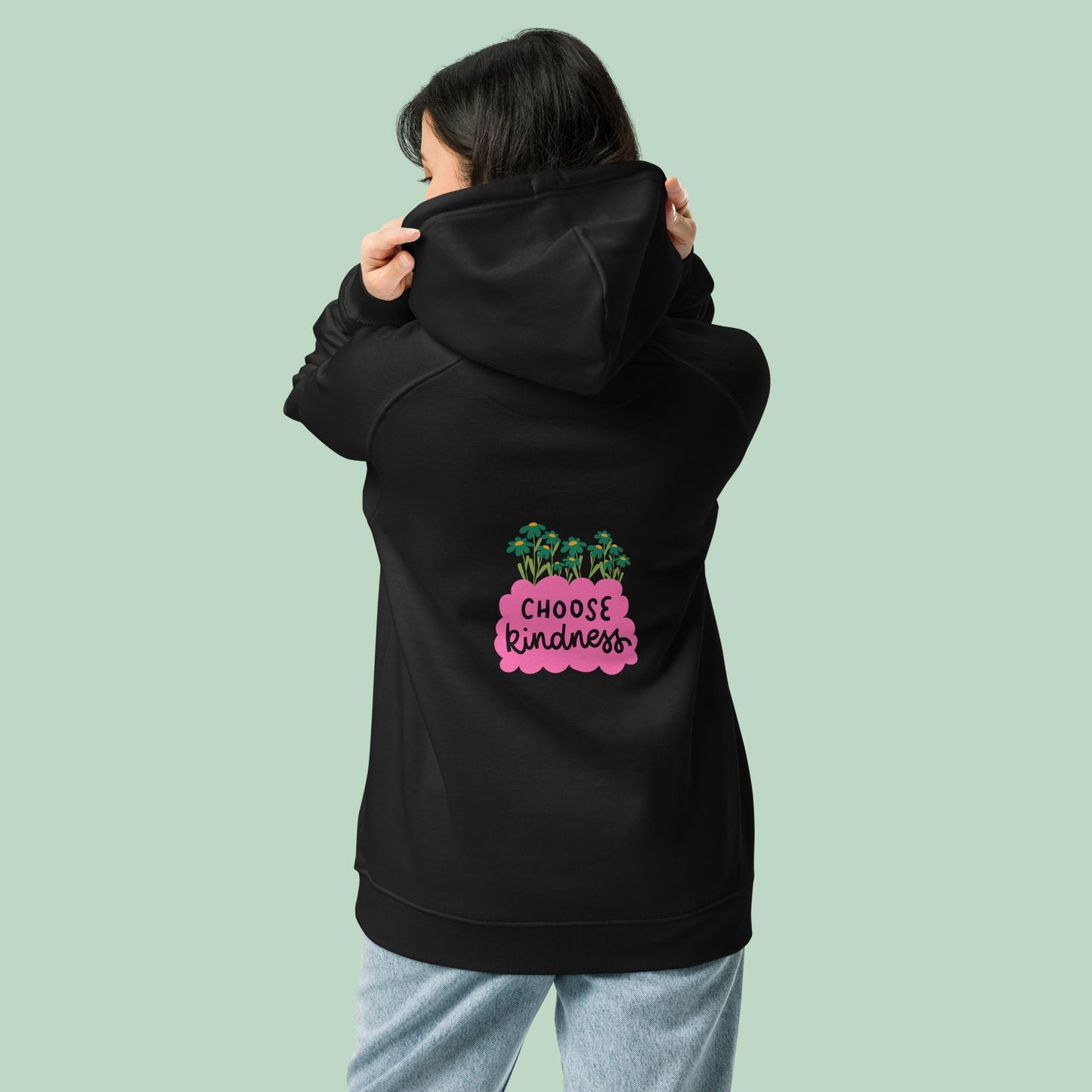 Bio-Raglan-Hoodie - kindness