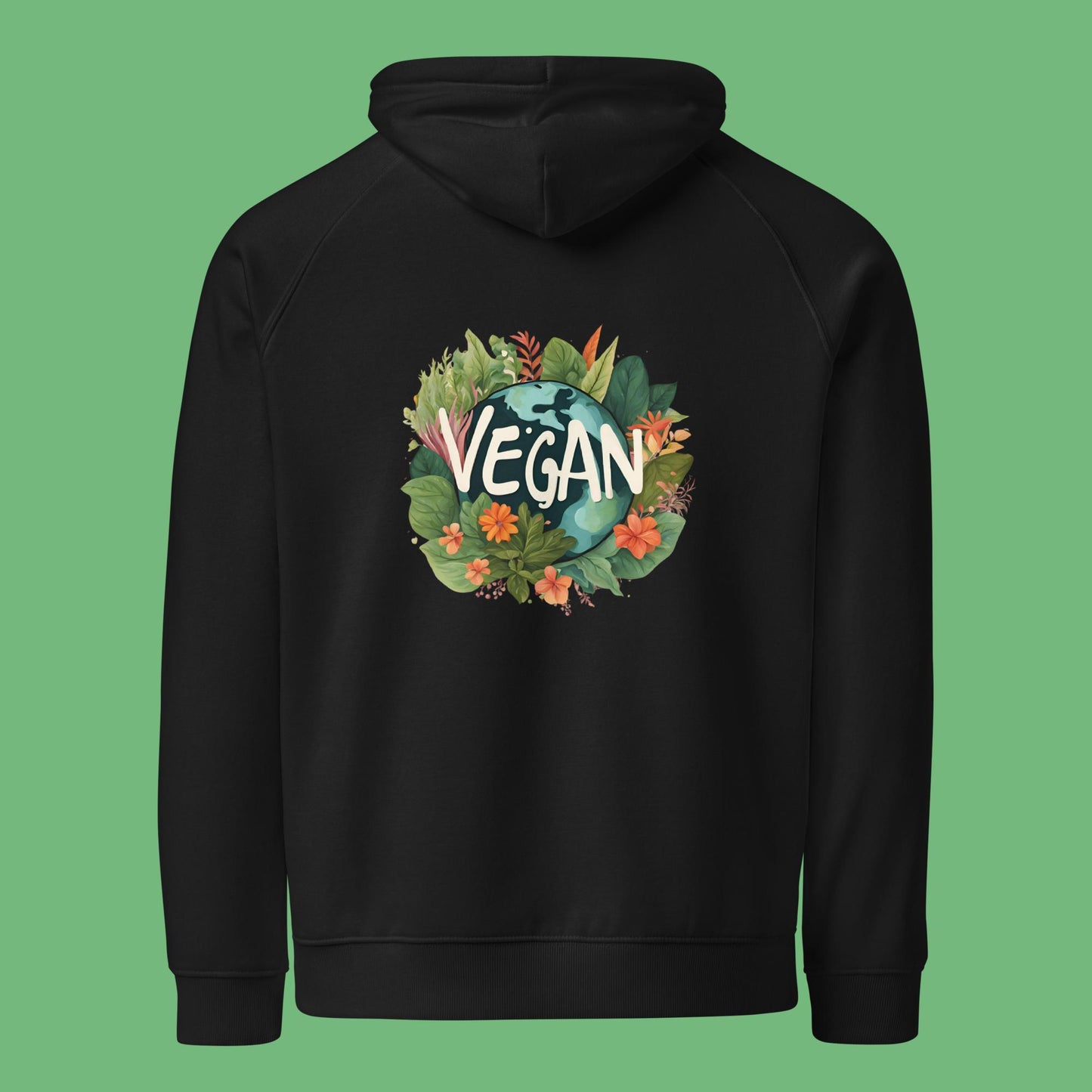 Bio-Raglan-Hoodie - vegan
