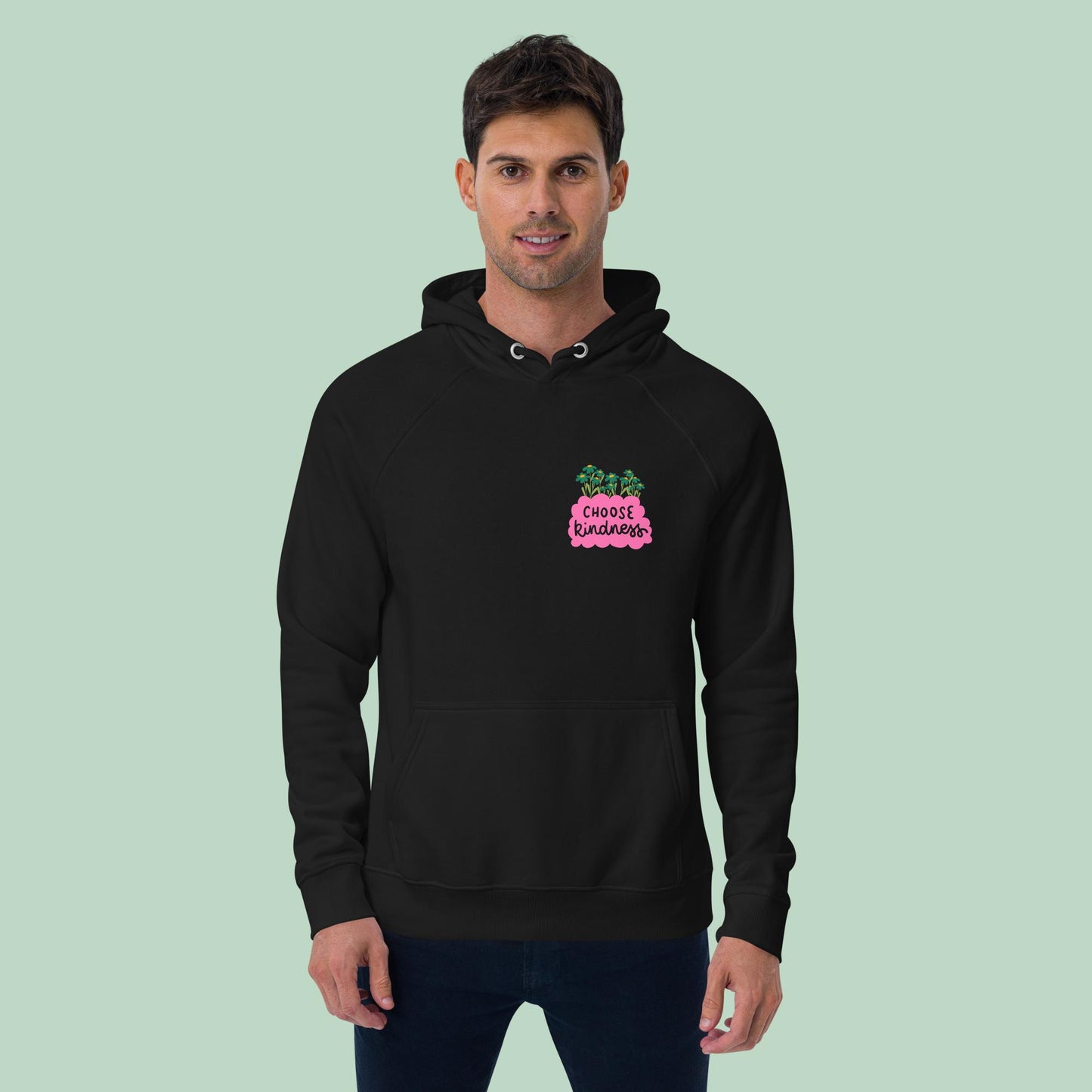 Bio-Raglan-Hoodie - kindness