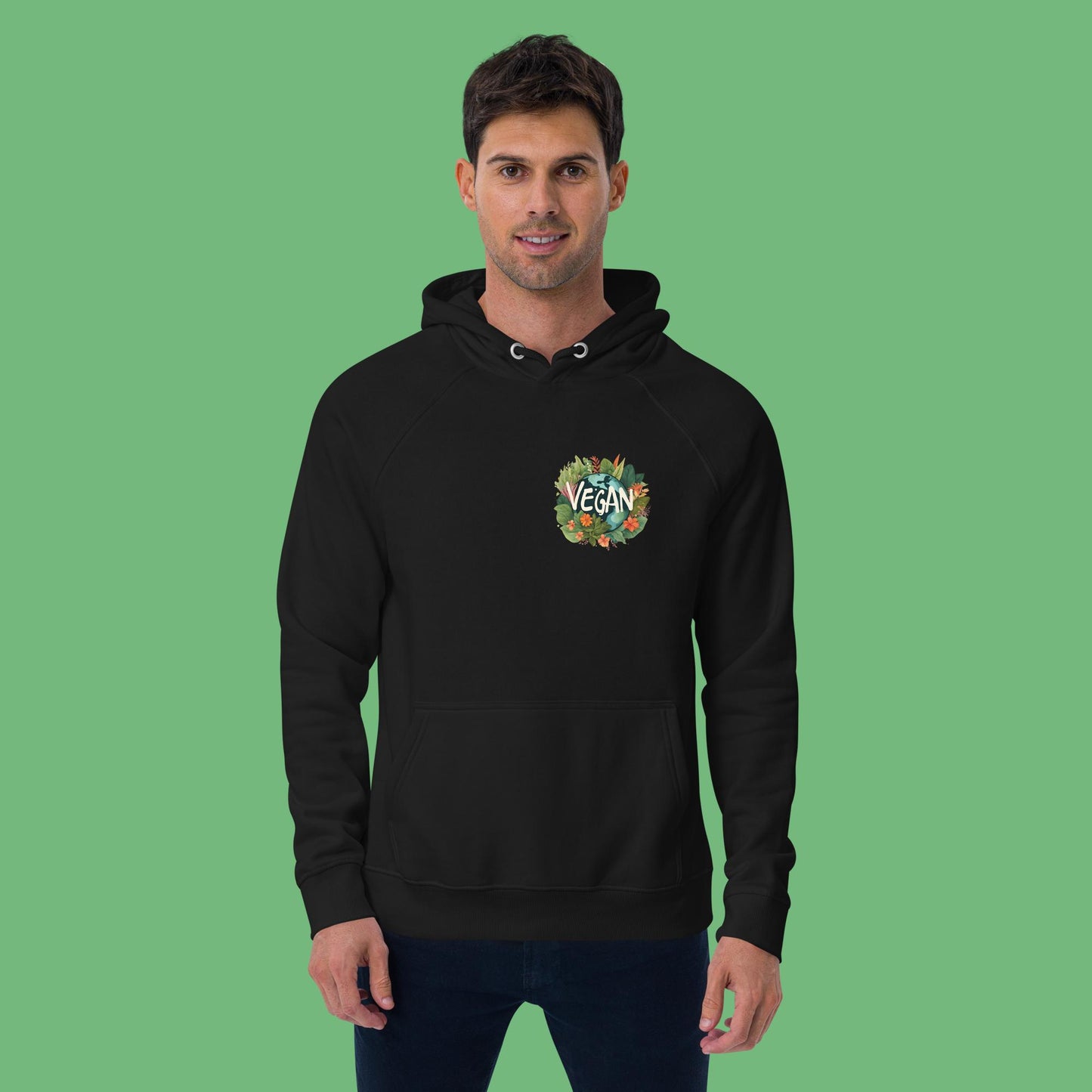 Bio-Raglan-Hoodie - vegan