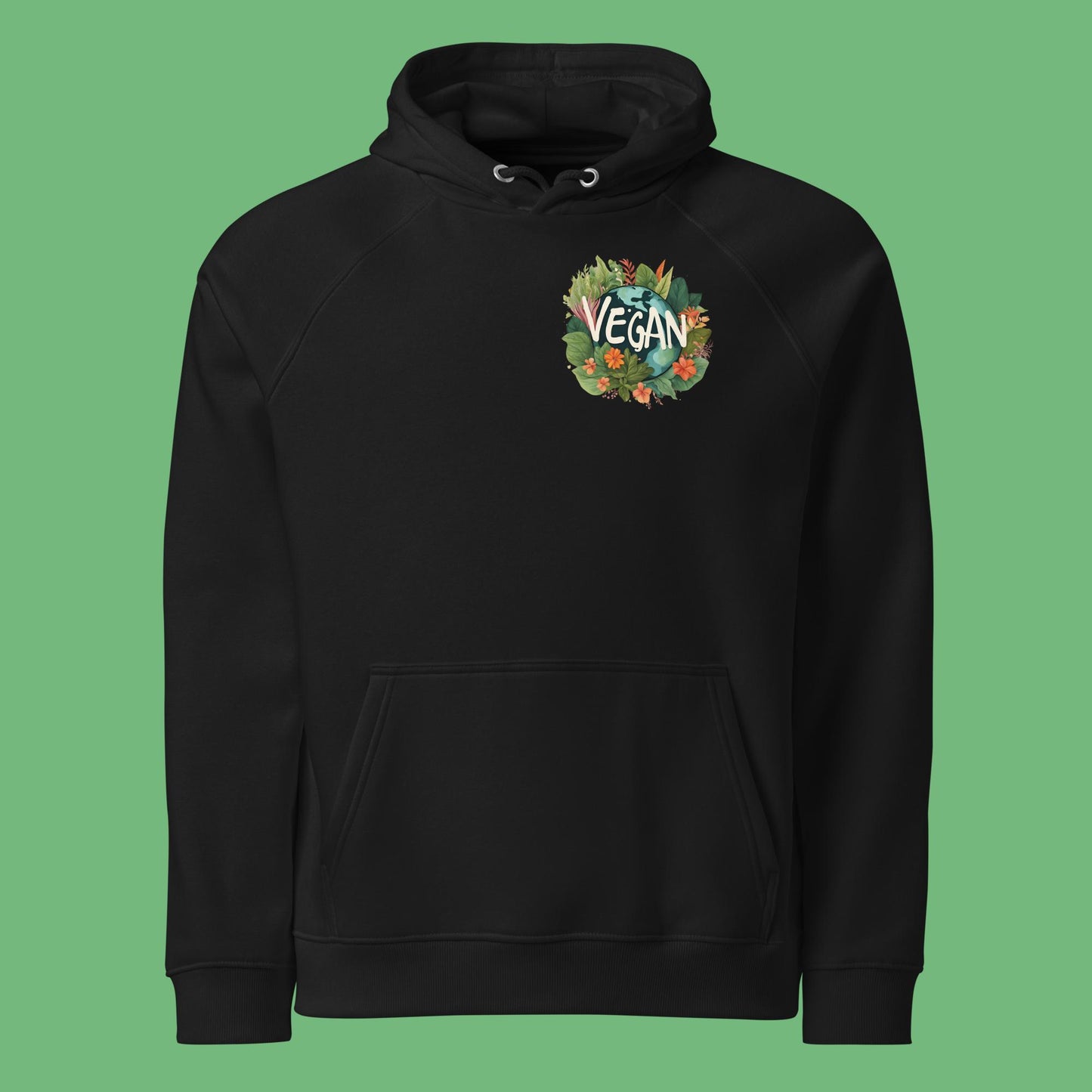 Bio-Raglan-Hoodie - vegan