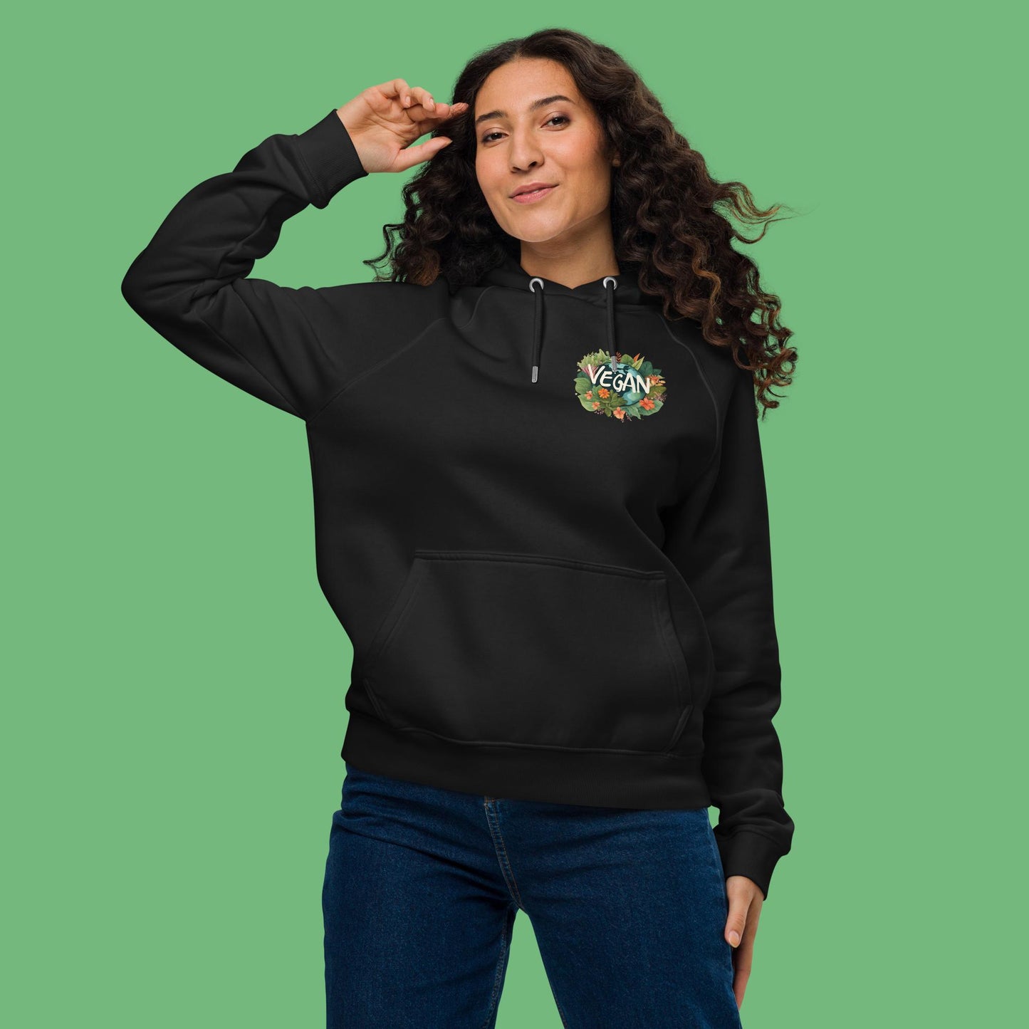 Bio-Raglan-Hoodie - vegan