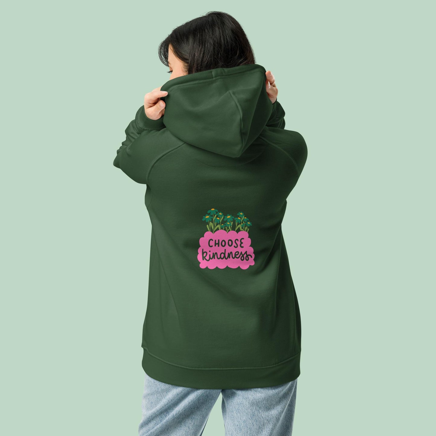 Bio-Raglan-Hoodie - kindness