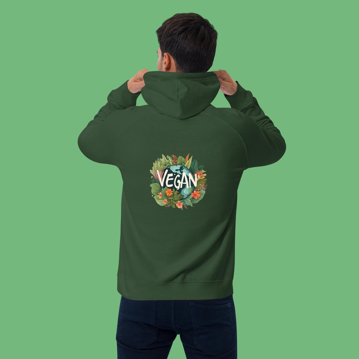 Bio-Raglan-Hoodie - vegan
