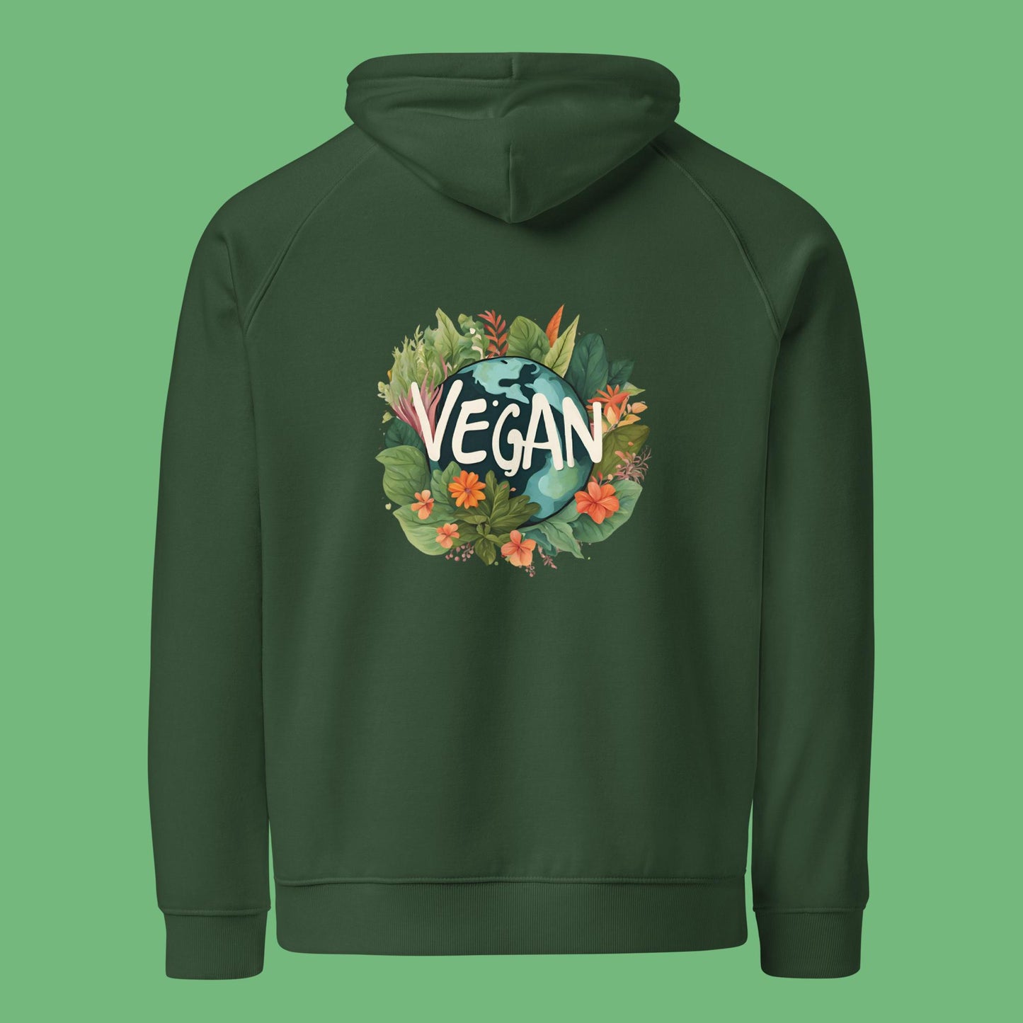 Bio-Raglan-Hoodie - vegan