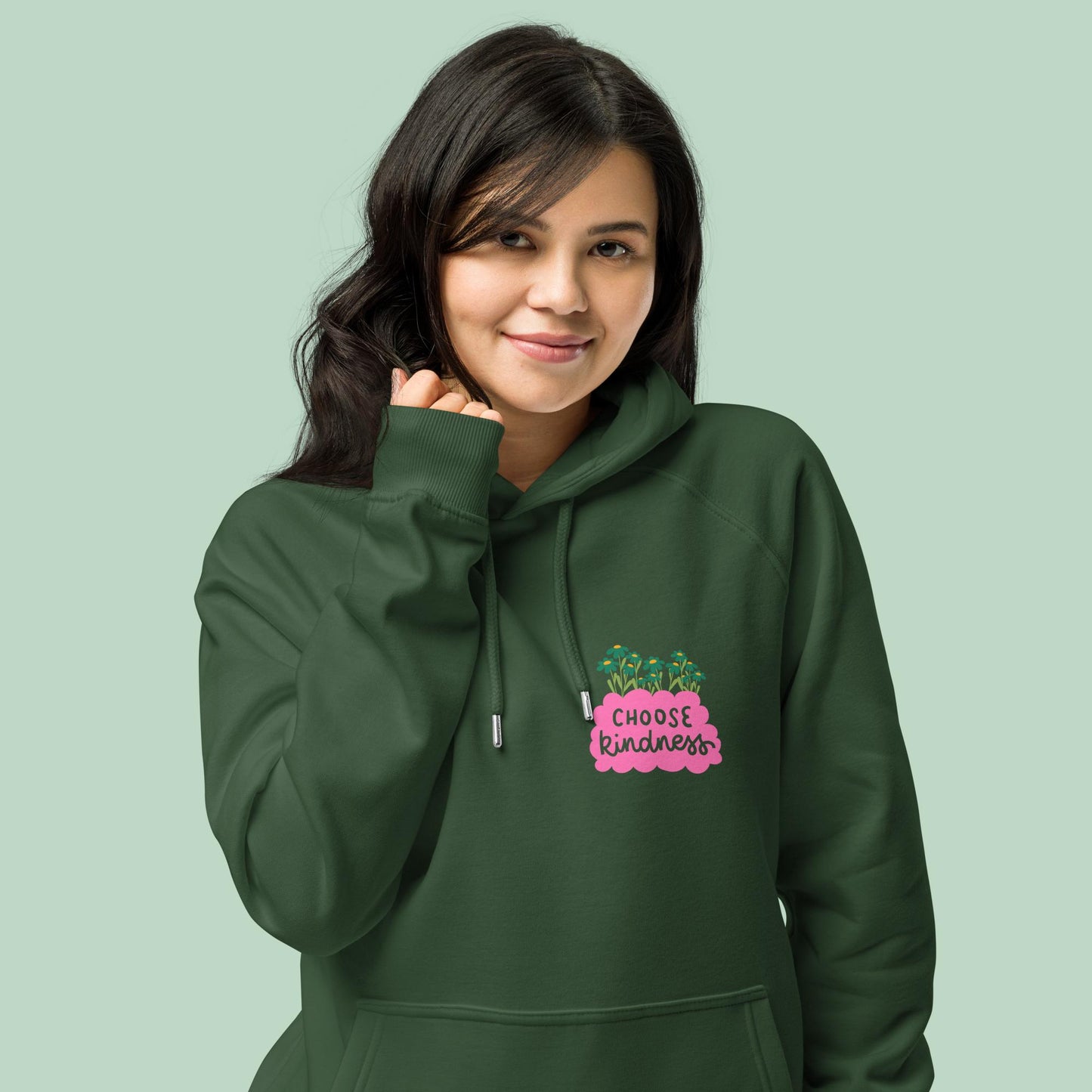 Bio-Raglan-Hoodie - kindness