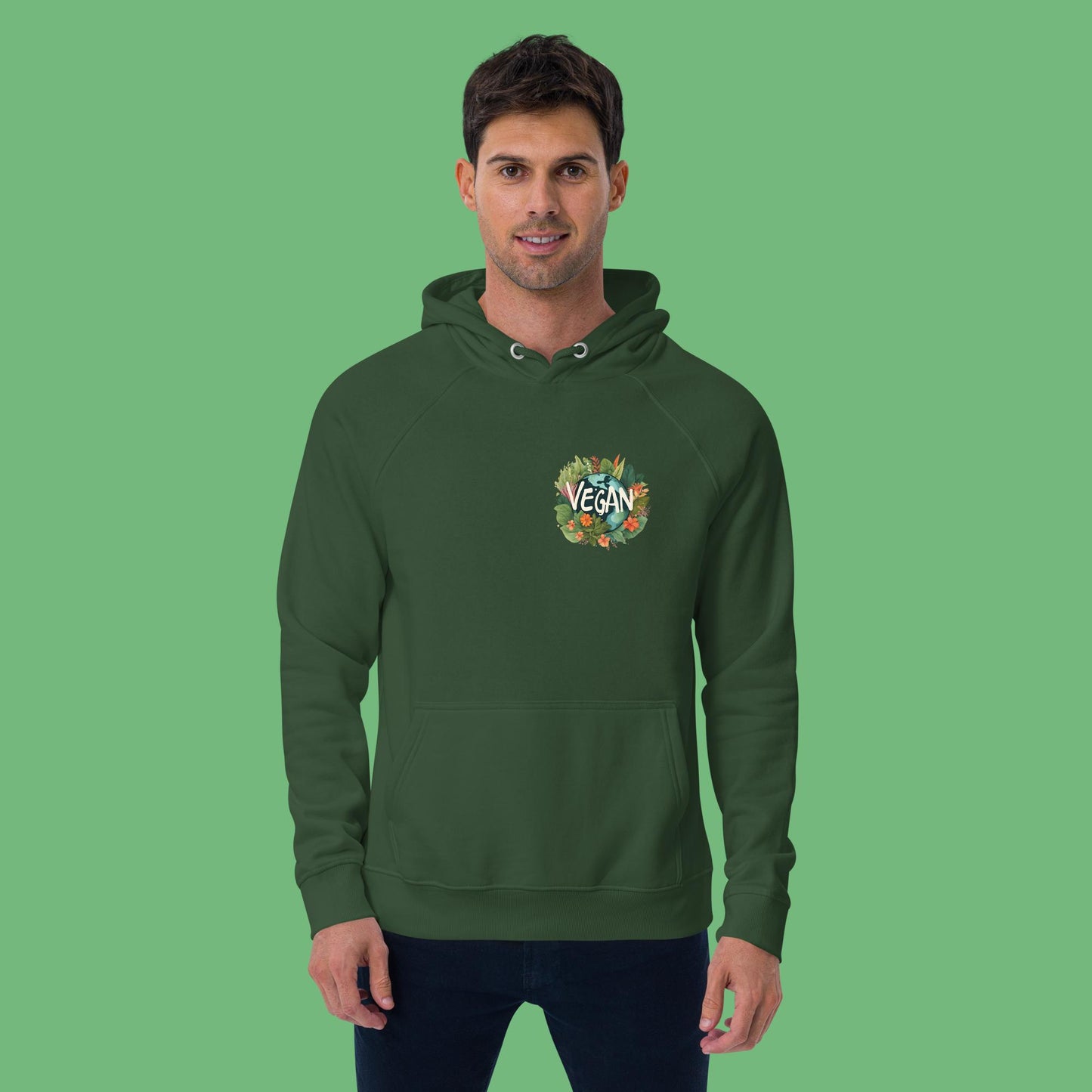 Bio-Raglan-Hoodie - vegan