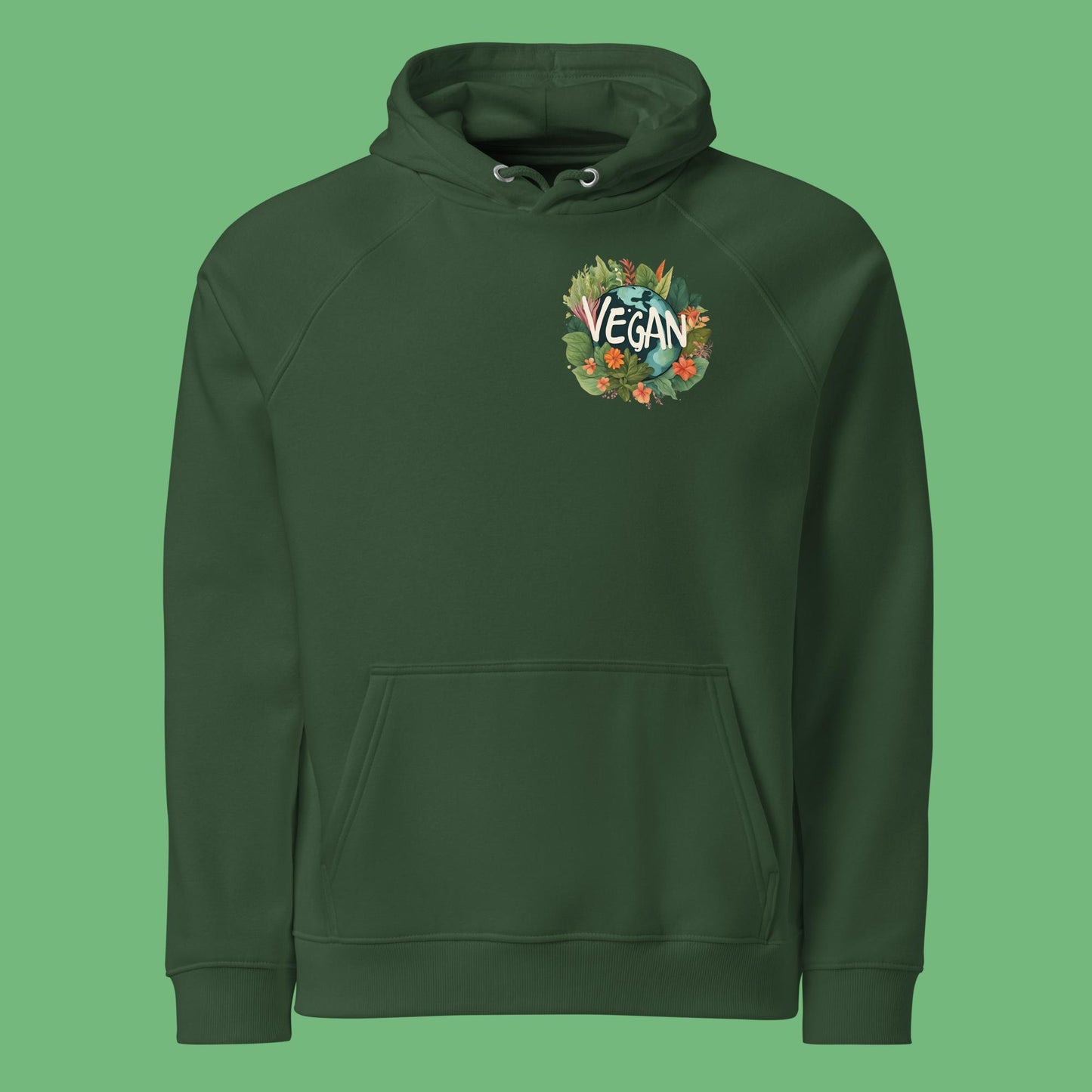 Bio-Raglan-Hoodie - vegan