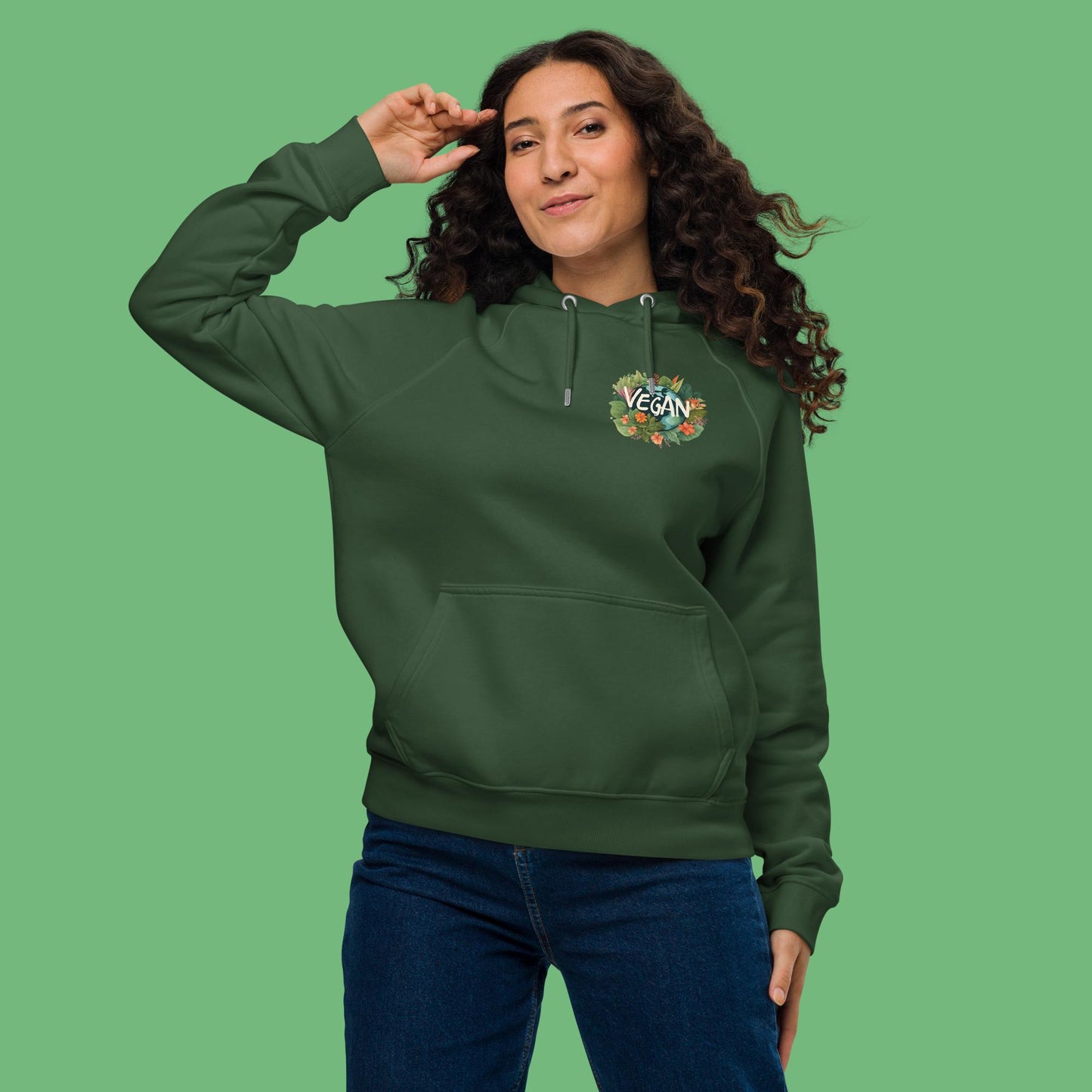 Bio-Raglan-Hoodie - vegan