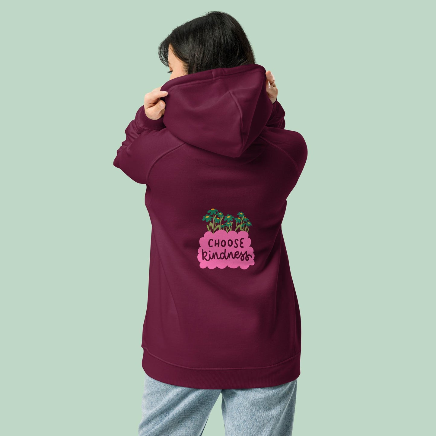 Bio-Raglan-Hoodie - kindness