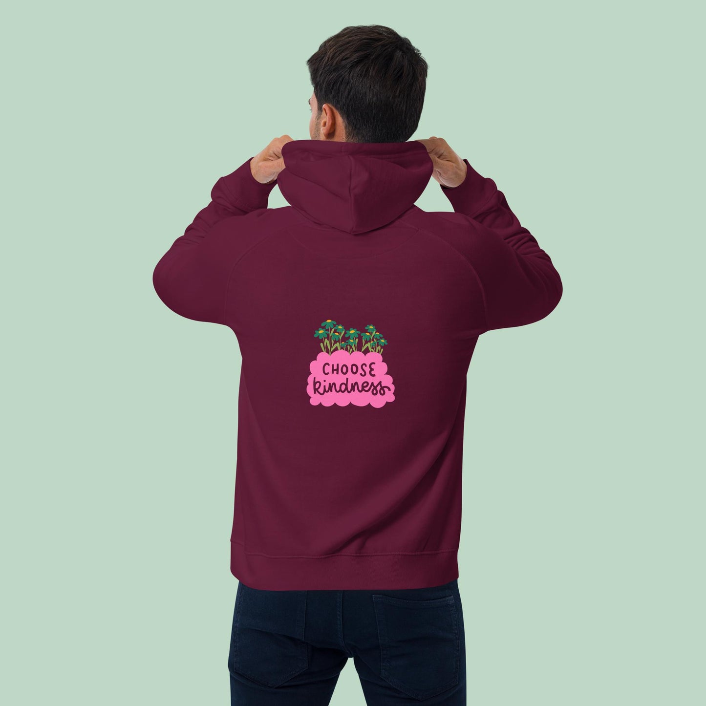 Bio-Raglan-Hoodie - kindness
