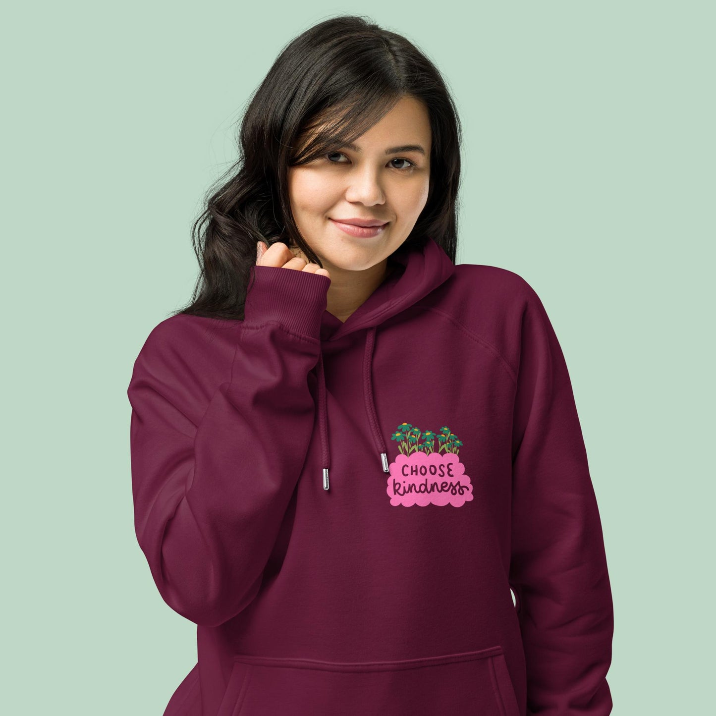 Bio-Raglan-Hoodie - kindness