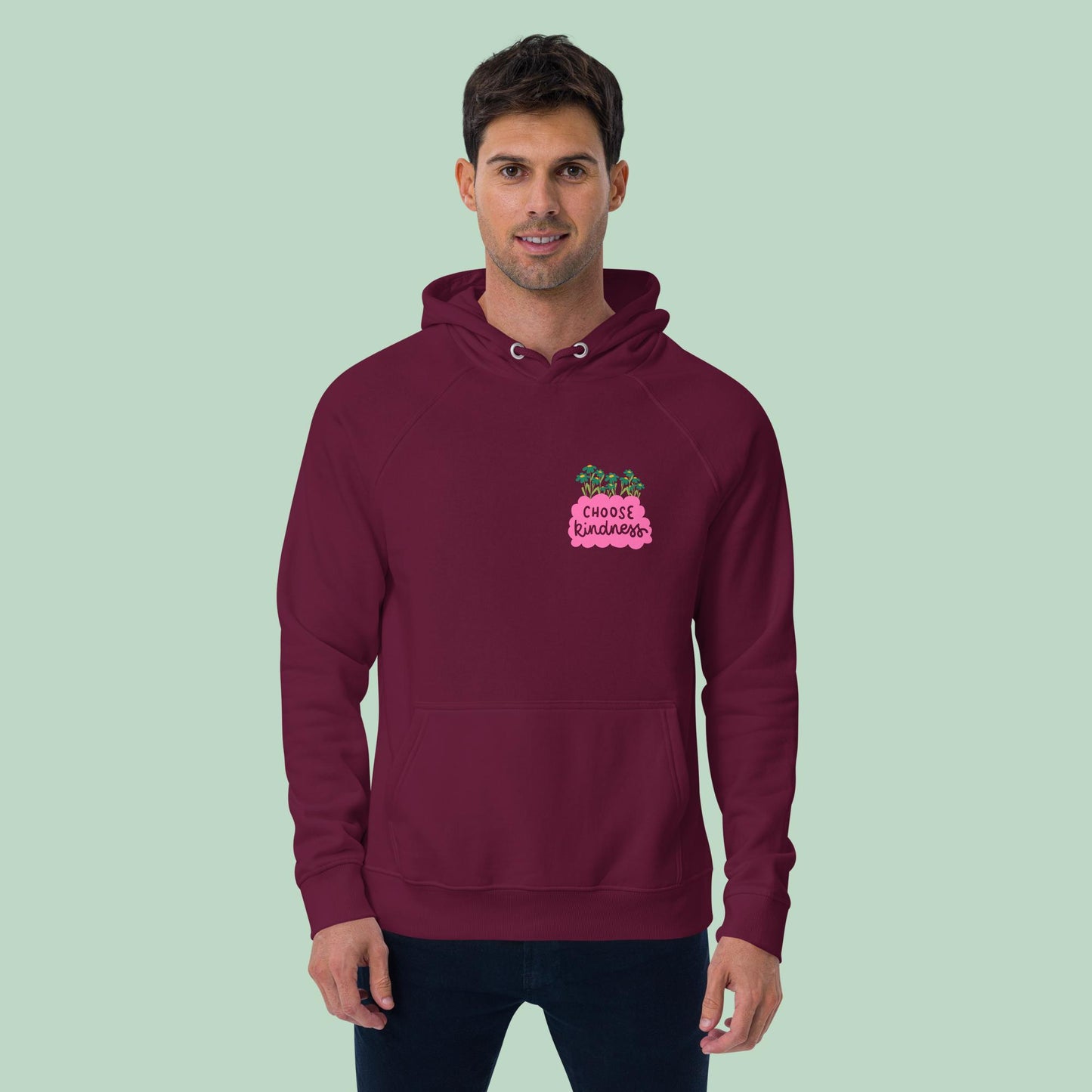 Bio-Raglan-Hoodie - kindness
