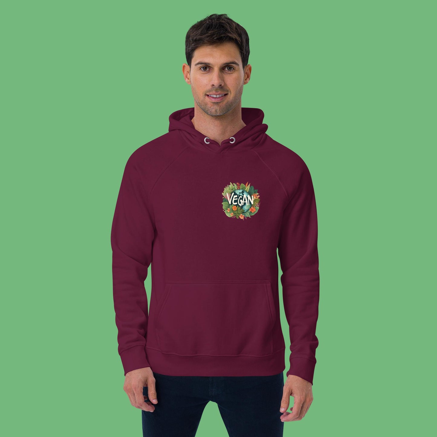 Bio-Raglan-Hoodie - vegan