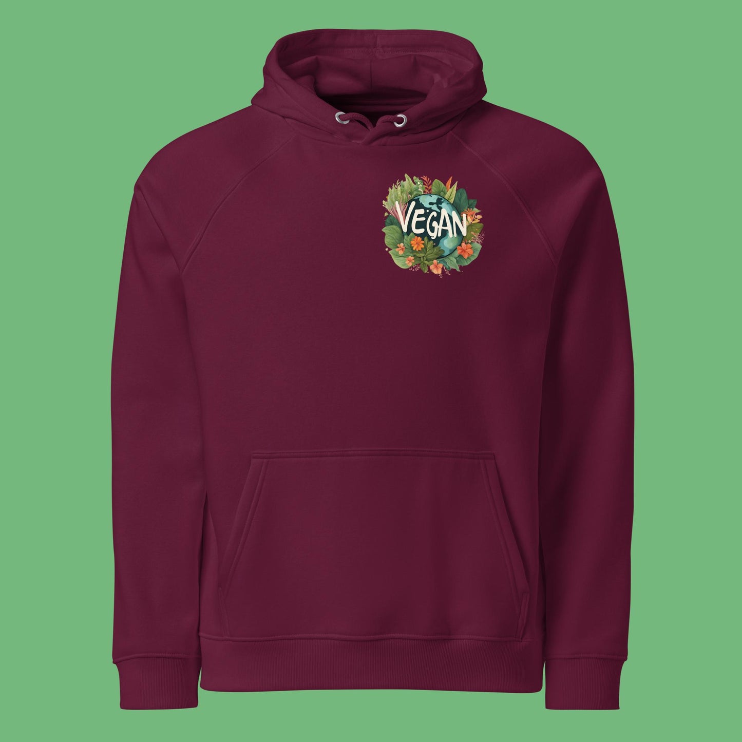 Bio-Raglan-Hoodie - vegan