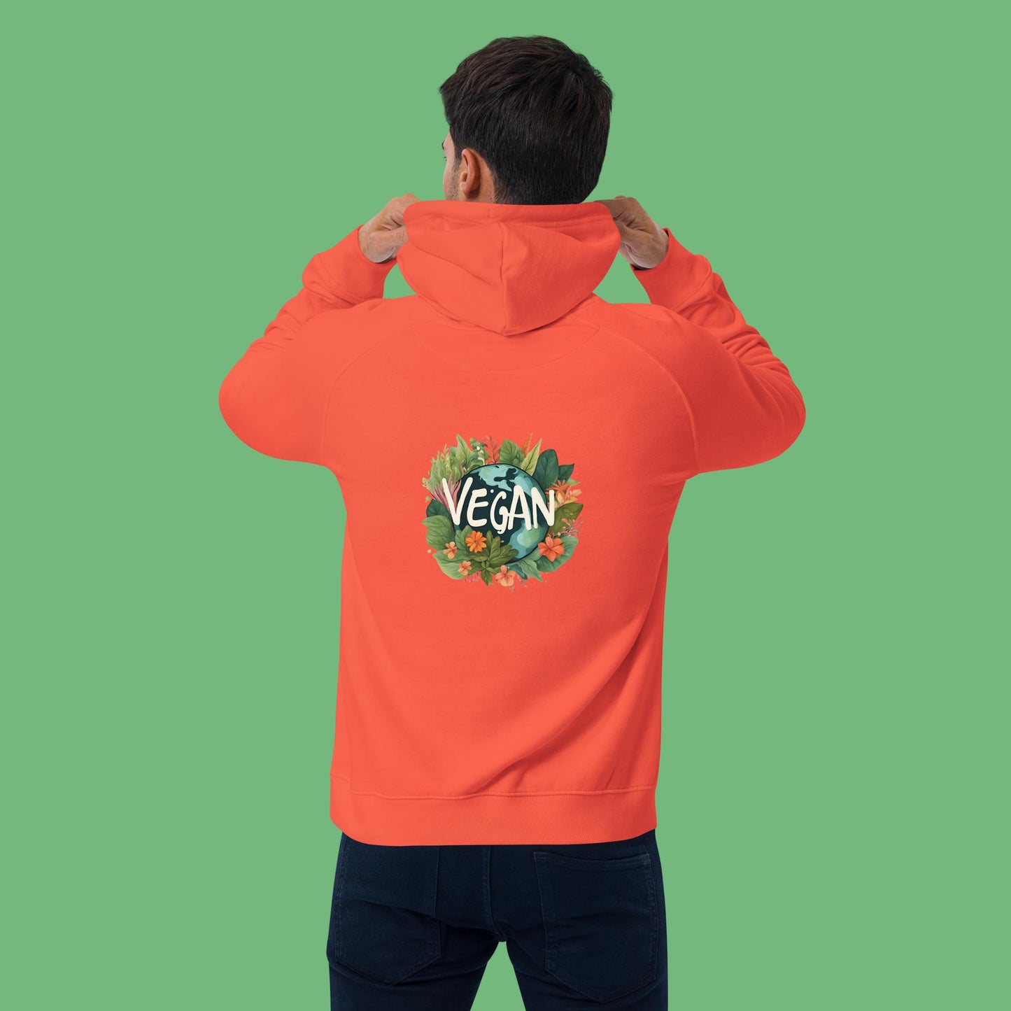 Bio-Raglan-Hoodie - vegan