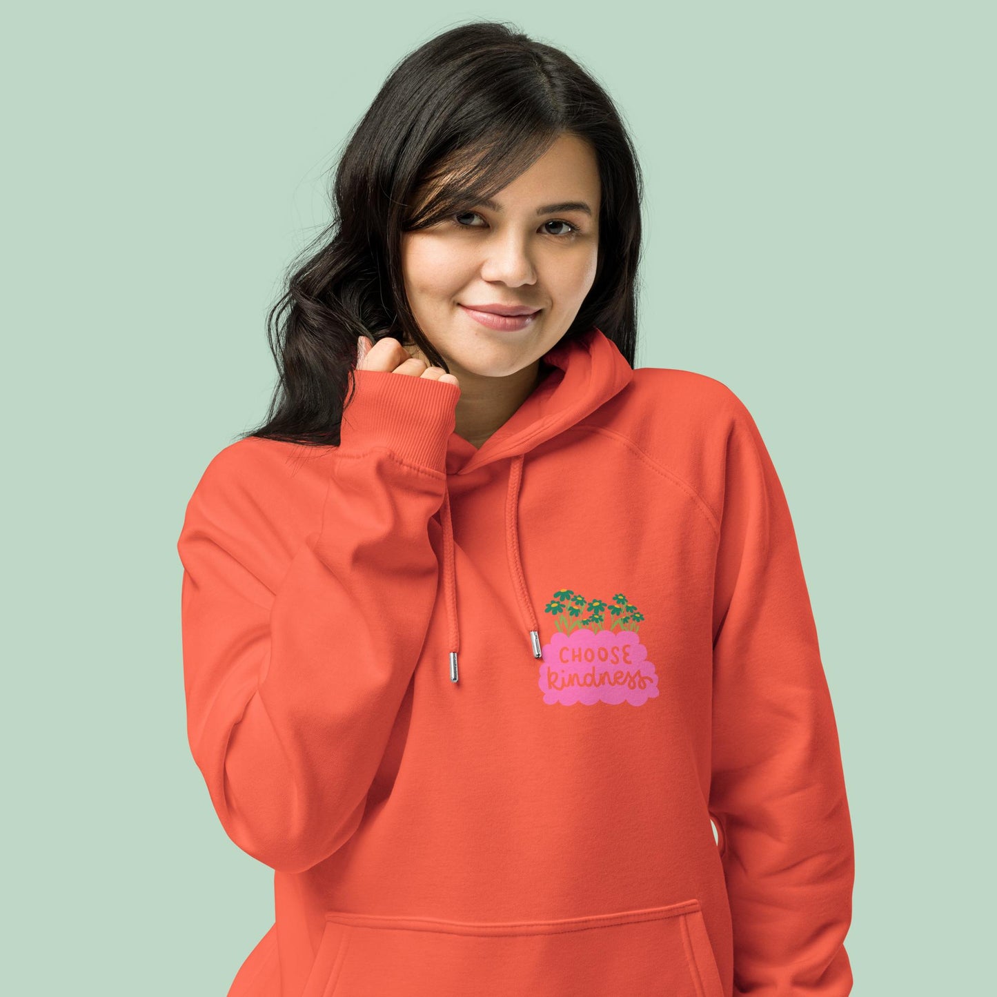 Bio-Raglan-Hoodie - kindness