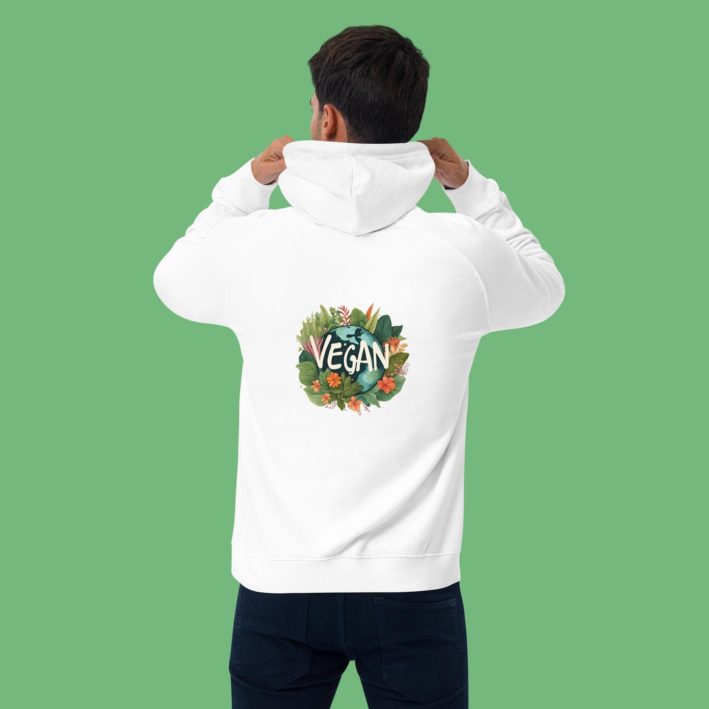 Bio-Raglan-Hoodie - vegan