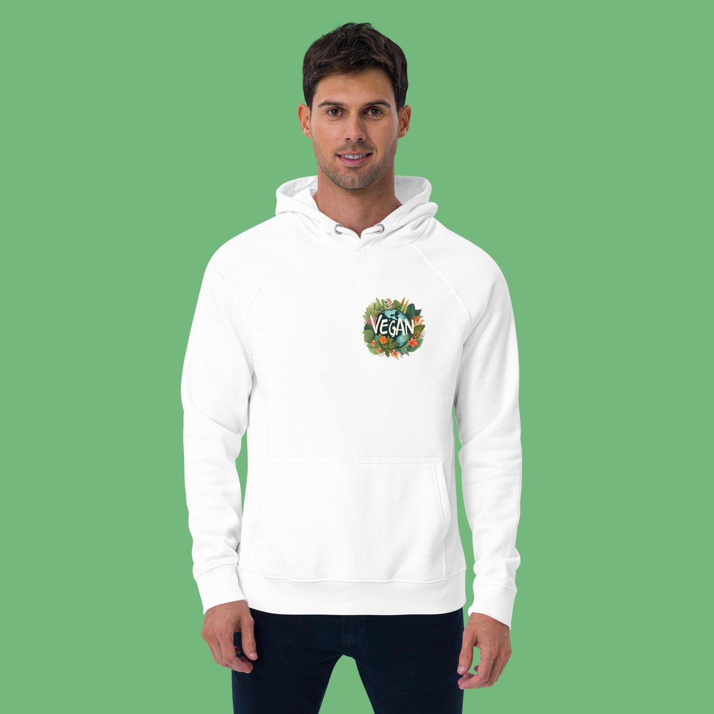 Bio-Raglan-Hoodie - vegan