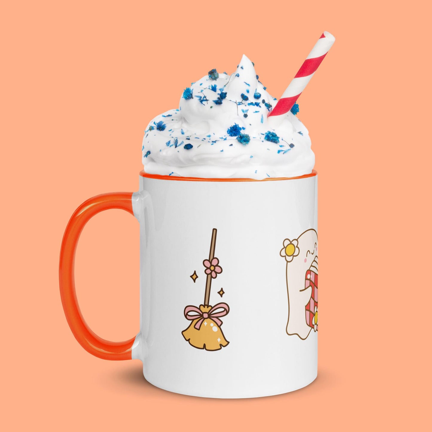 Tasse - Farbwahl - niedliche Geister 3