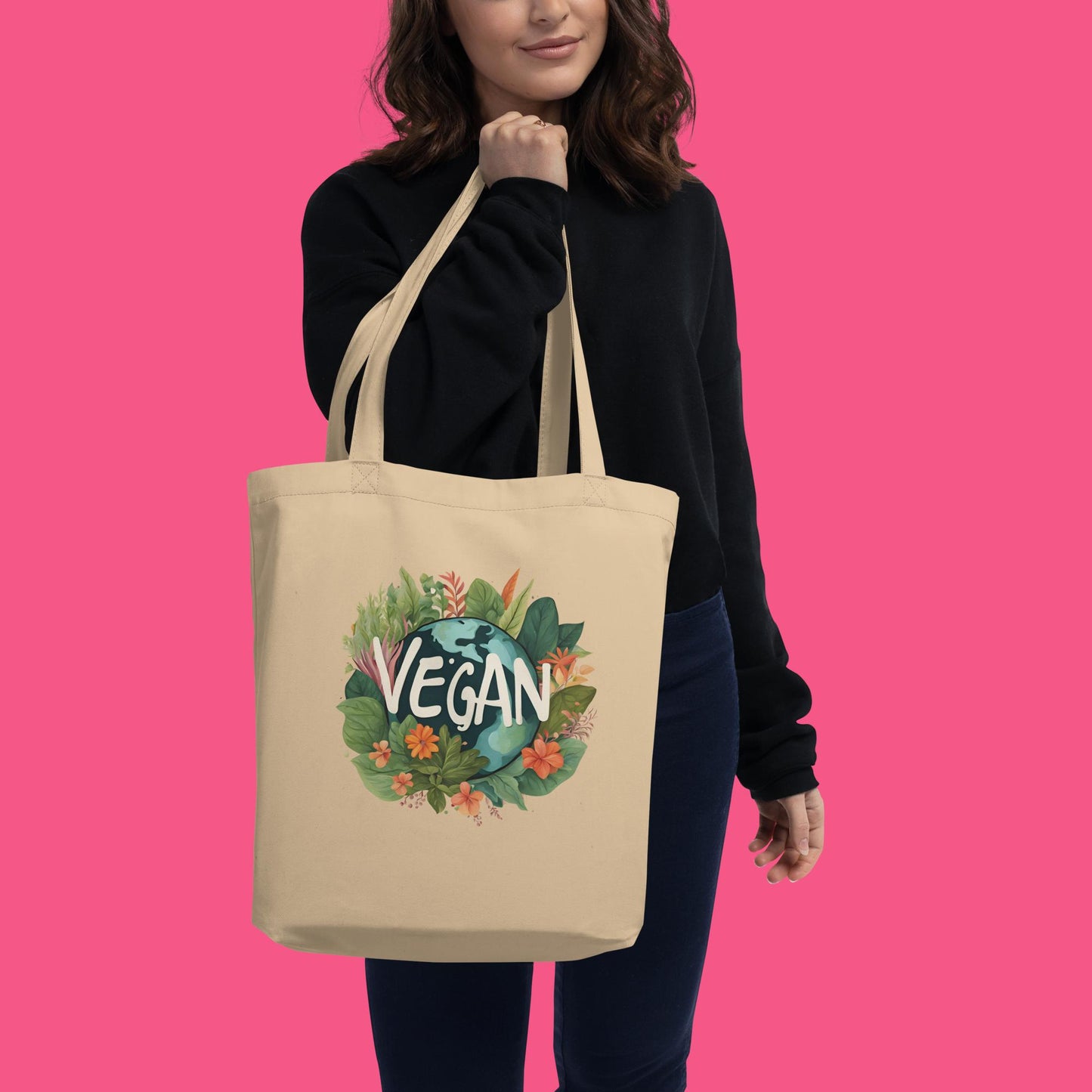 Bio-Stoffbeutel - vegan - Statement - veggie