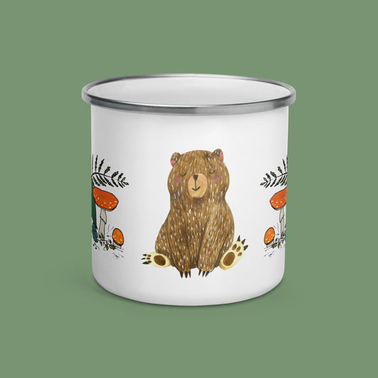 Emailletasse - Bärchen
