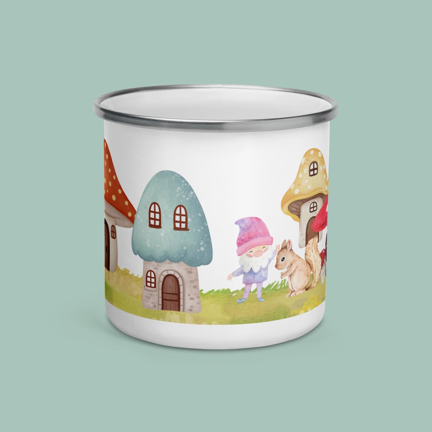 Emailletasse - Dörfchen