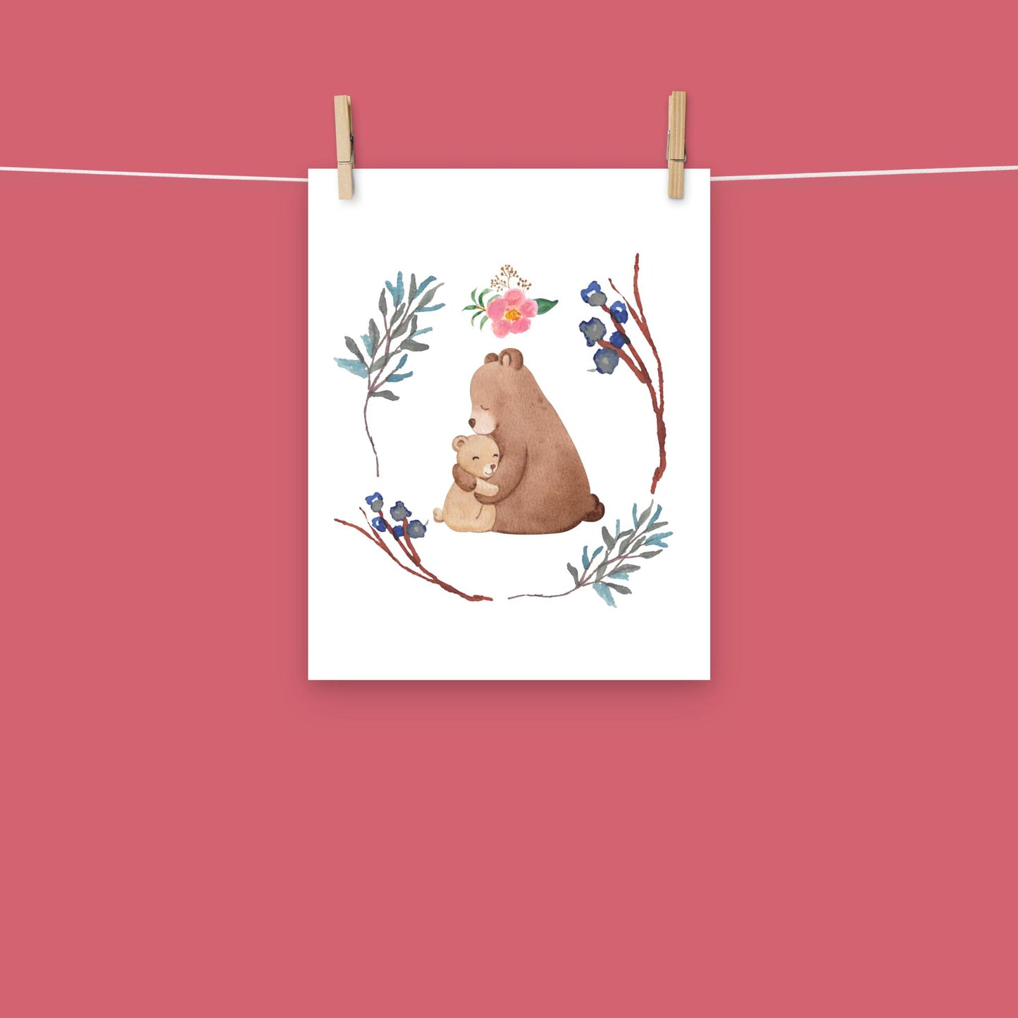 Poster - Liebe - floral