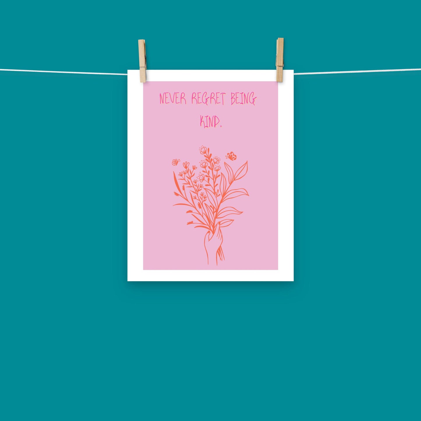 Poster - never regret