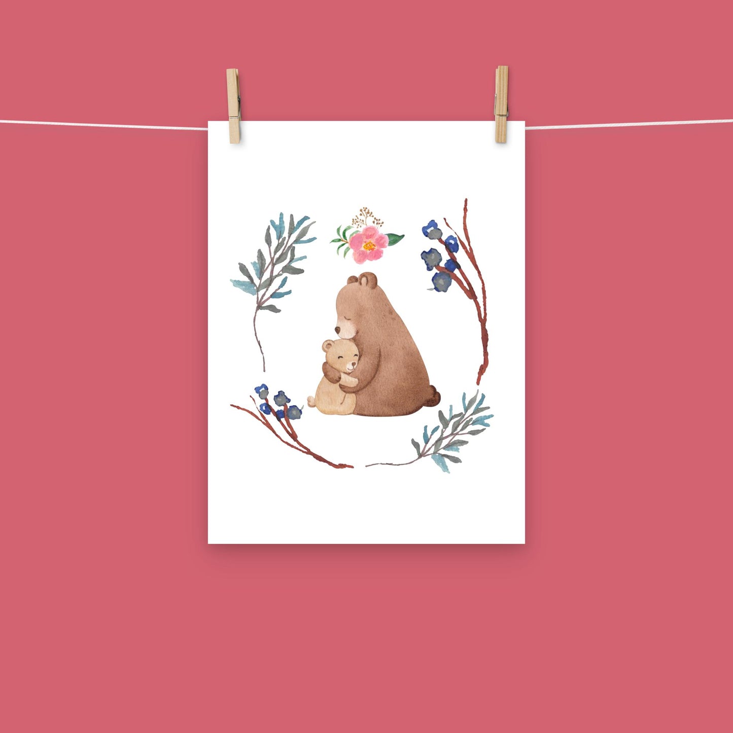 Poster - Liebe - floral
