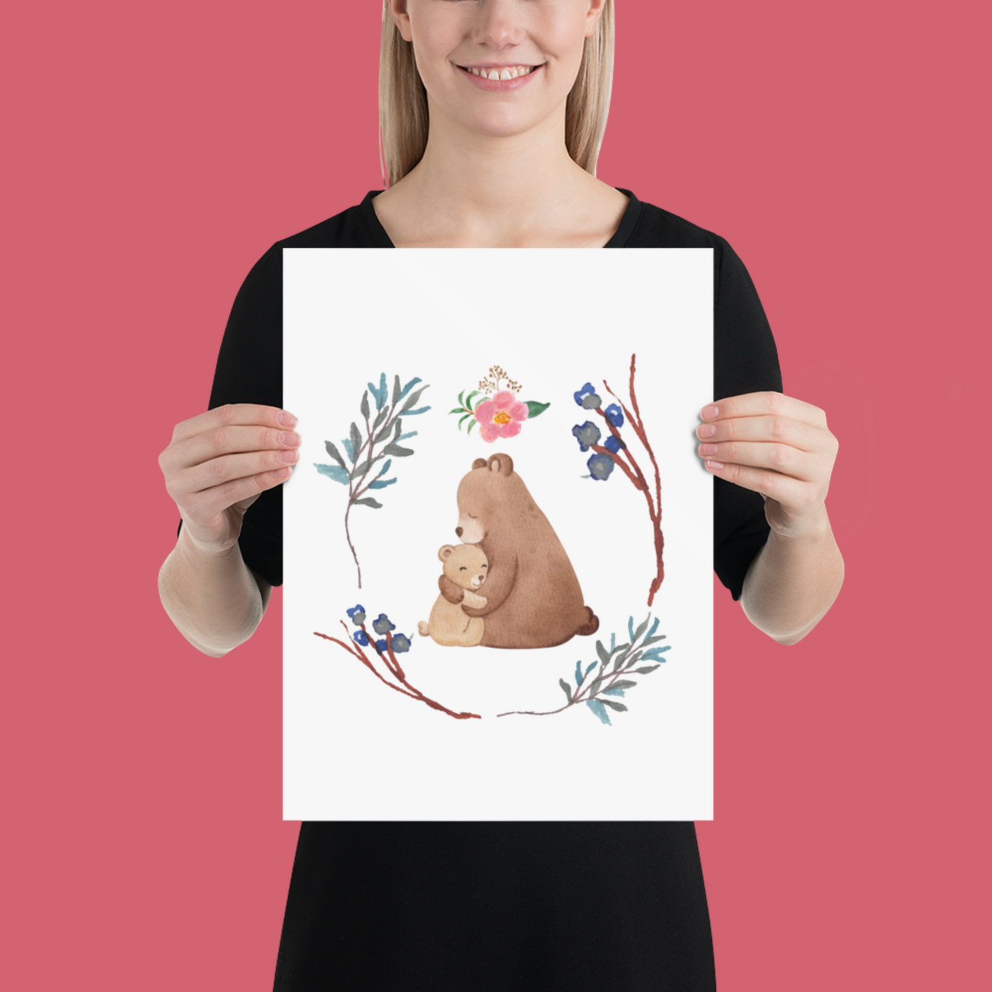 Poster - Liebe - floral