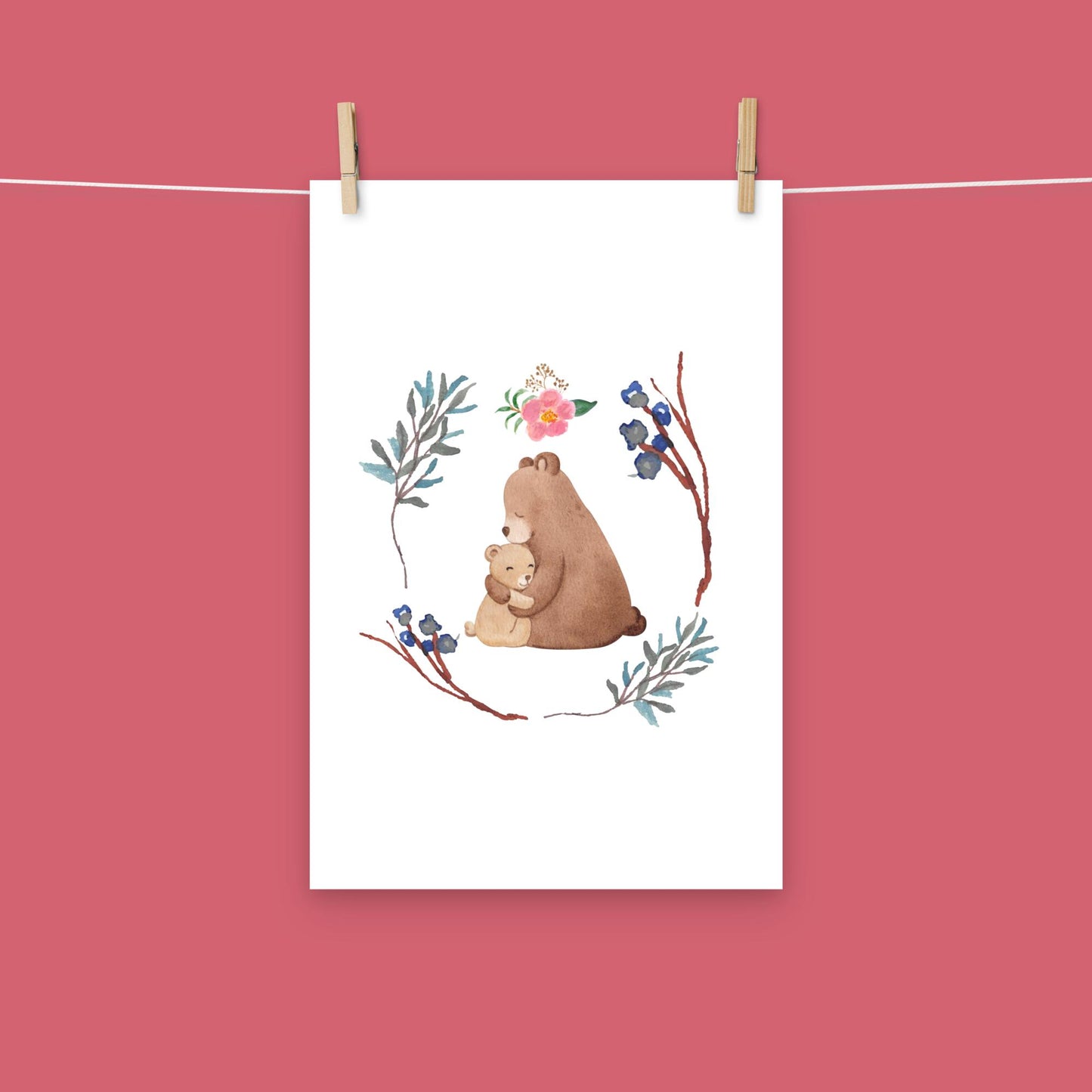 Poster - Liebe - floral