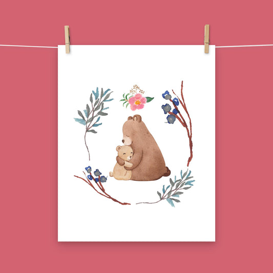 Poster - Liebe - floral