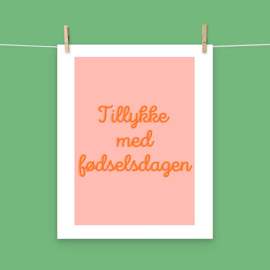 Poster - Tillykke