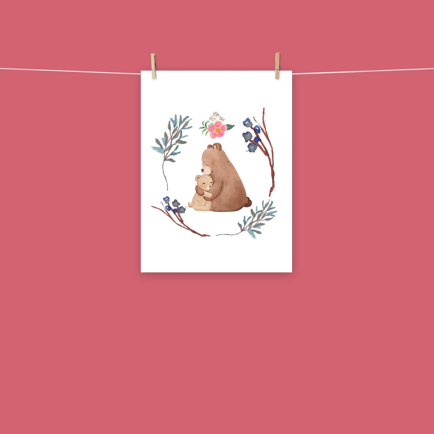 Poster - Liebe - floral