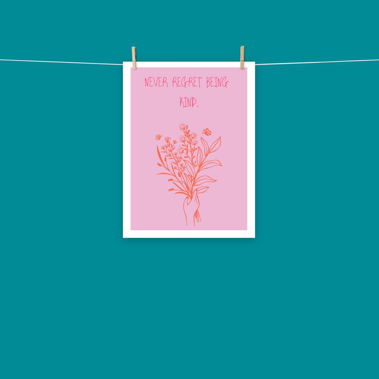 Poster - never regret