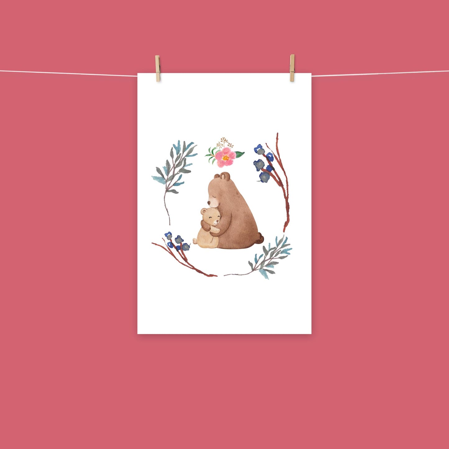 Poster - Liebe - floral