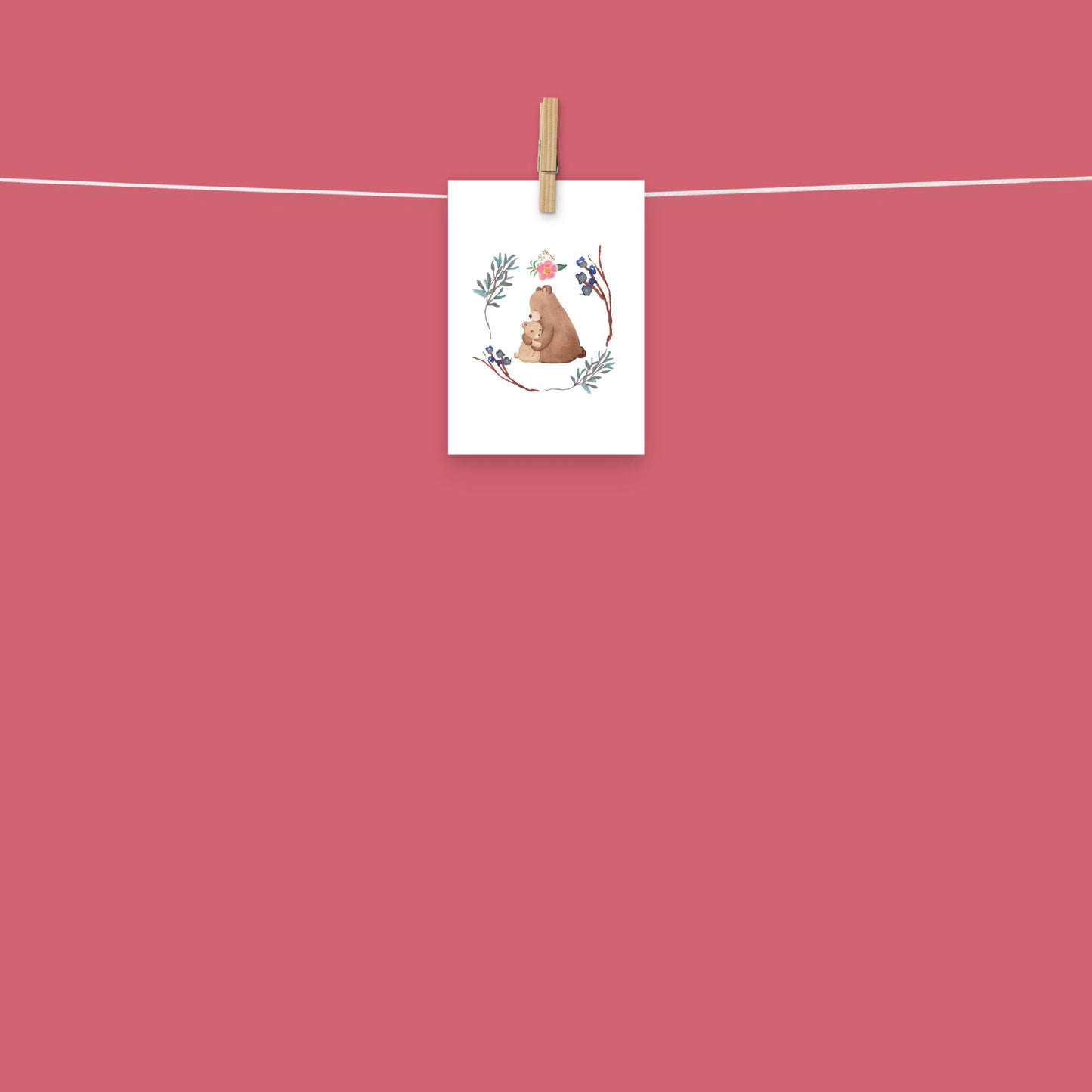 Poster - Liebe - floral